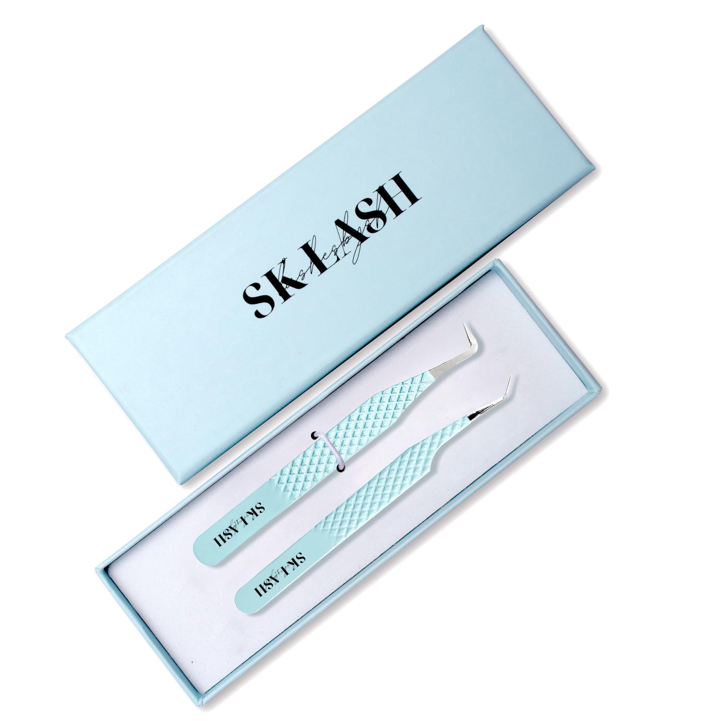 Professional Lash Tweezer Set – Volume & Isolation Tweezers for Eyelash Extensions | Fiber Grip | Japanese Stainless Steel | Precision Lash Tools