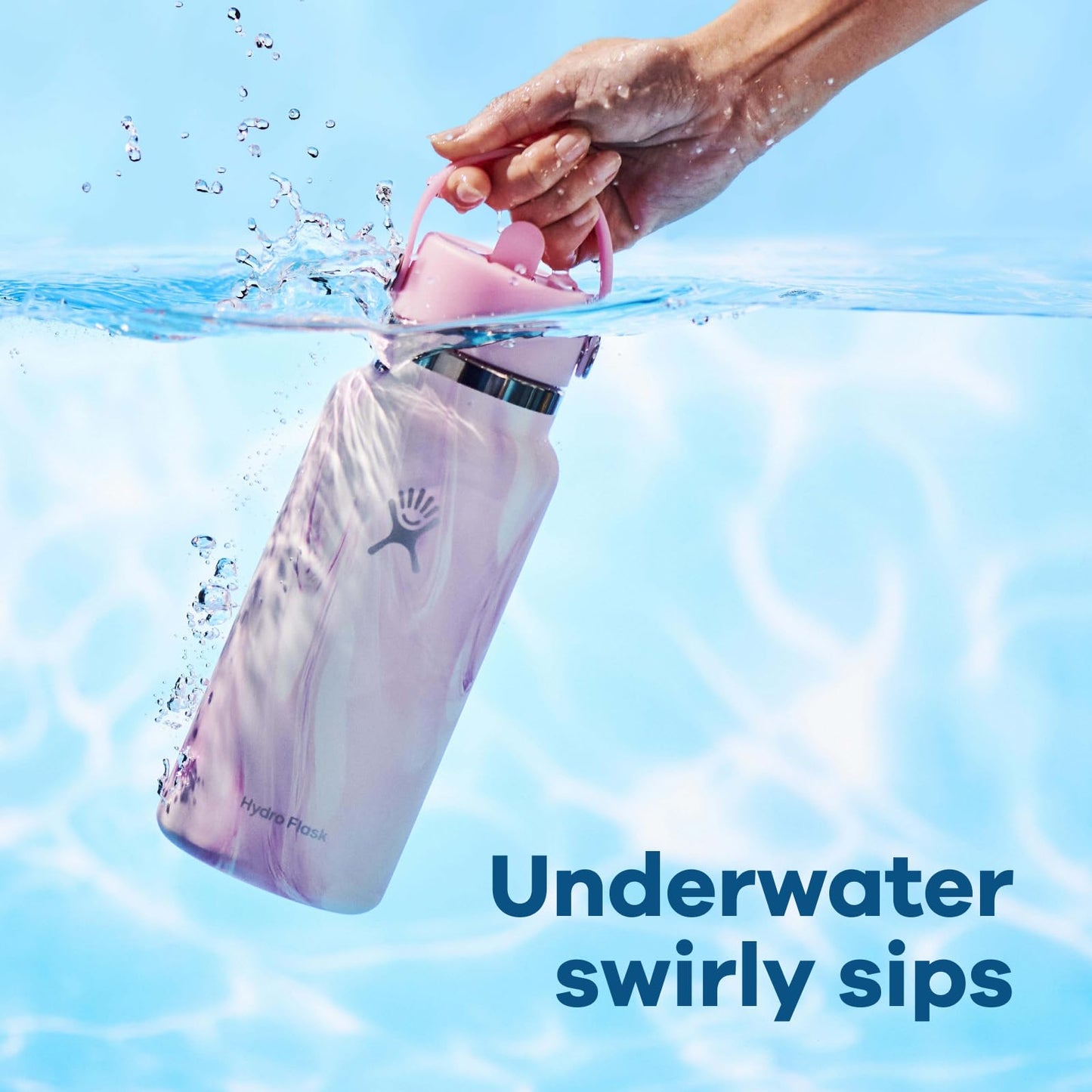 24 OZ Wide Flex Straw Cap Jelly Pink