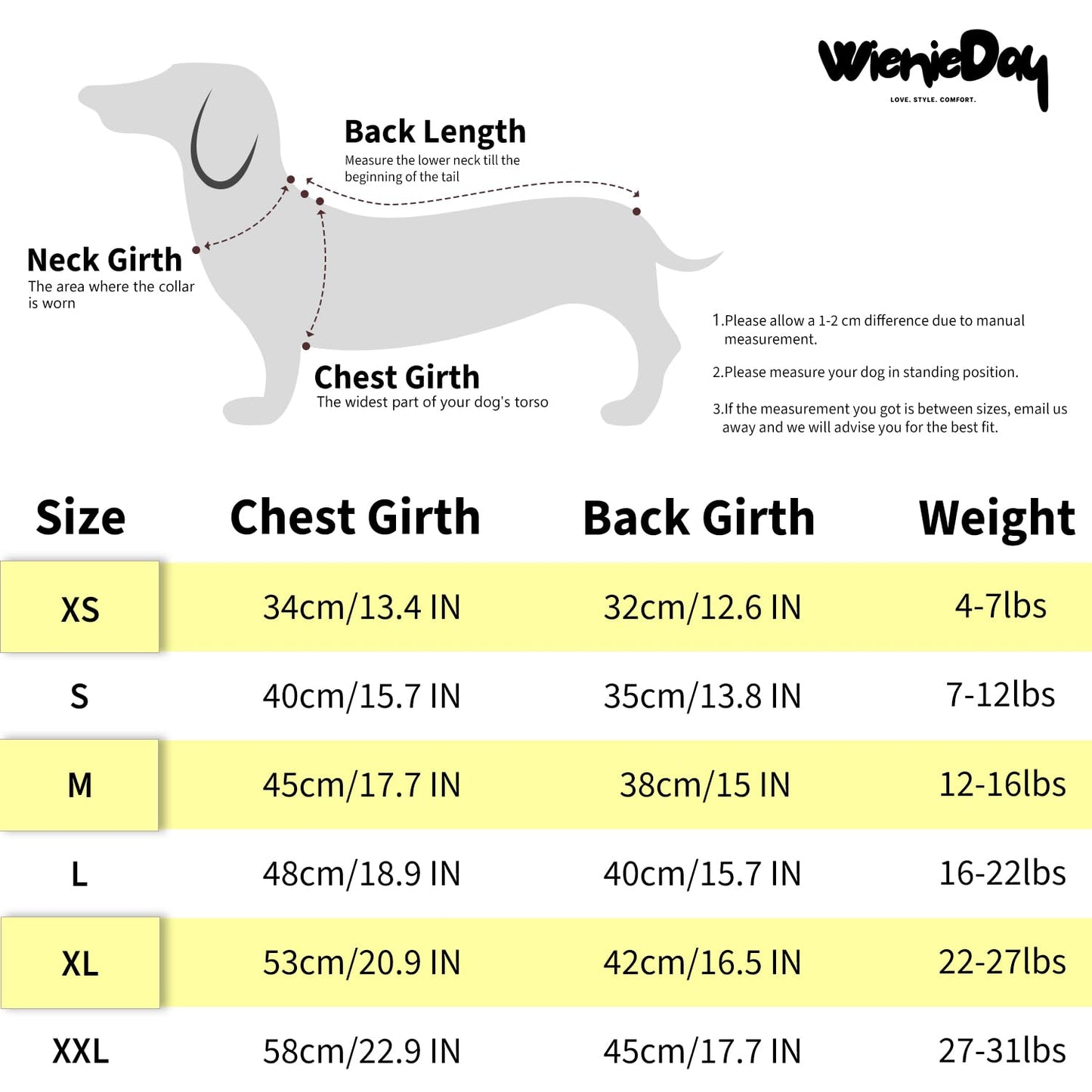 WienieDay Dachshund Dog Turtleneck Sweater, Adjustable Polo Collar with Zipper, Four-Legged Warm Double Fleece, Stretchy Clothes for Mini Dachshunds (Black, X-Small)