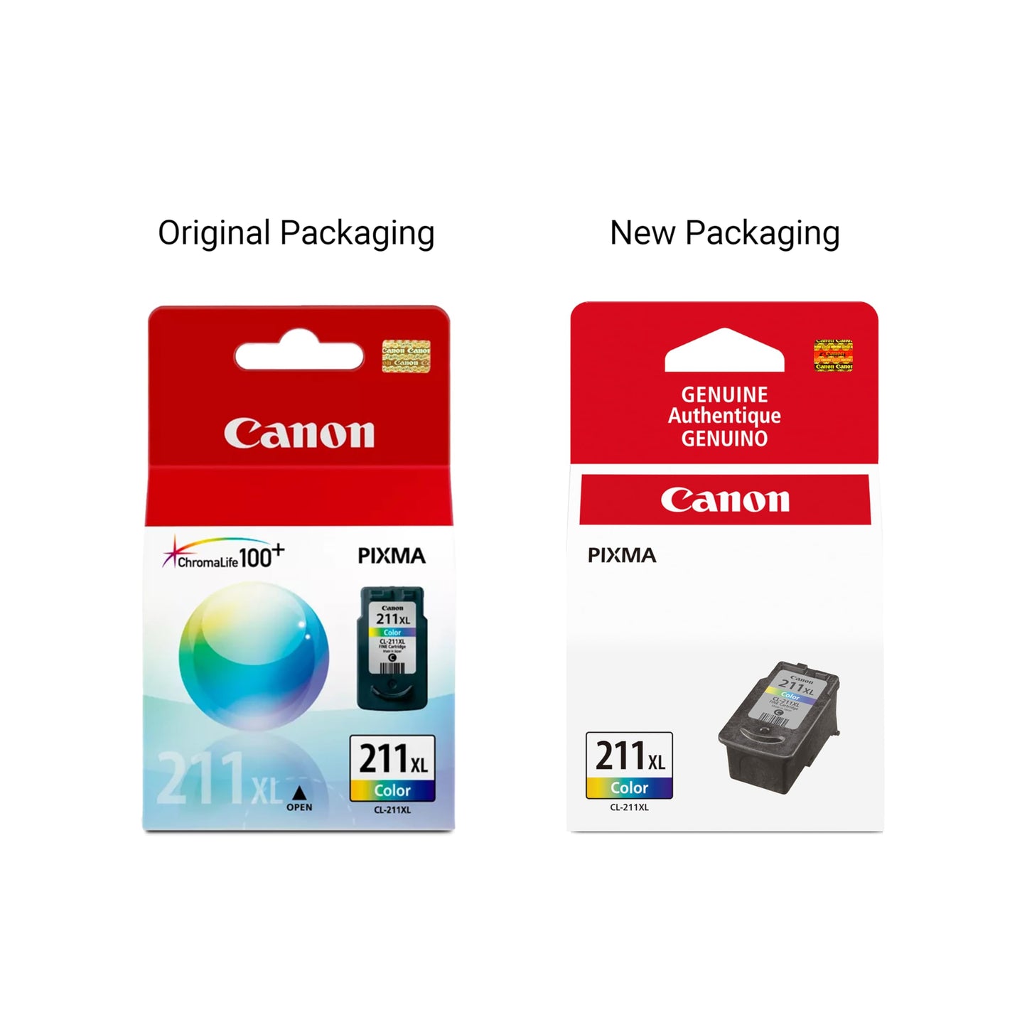 Canon Genuine Canon CL-211XL HIGH Yield Ink Cartridge, Tri-Colour