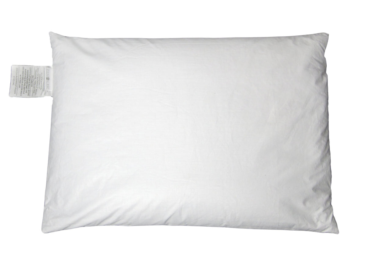 Buckwheat Pillow - Organic Twin Size (20"X26") w Natural Cooling Technology- All Cotton Cover - Keep Cool Effect Comfortable Sleep, Adjusts to Contours of Neck & Head