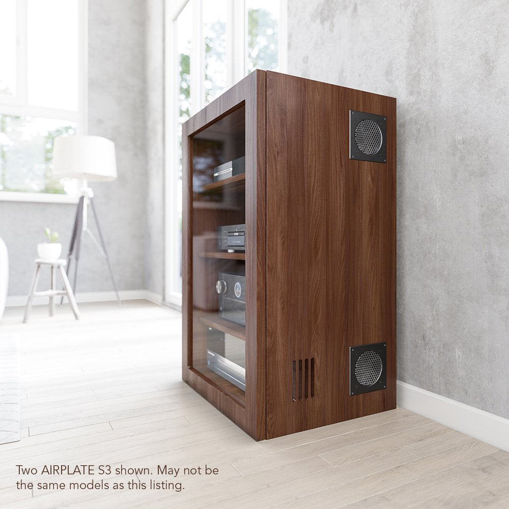 AC Infinity AIRPLATE S3, Quiet Cooling Fan System 6" with Speed Control, for Home Theater AV Cabinets