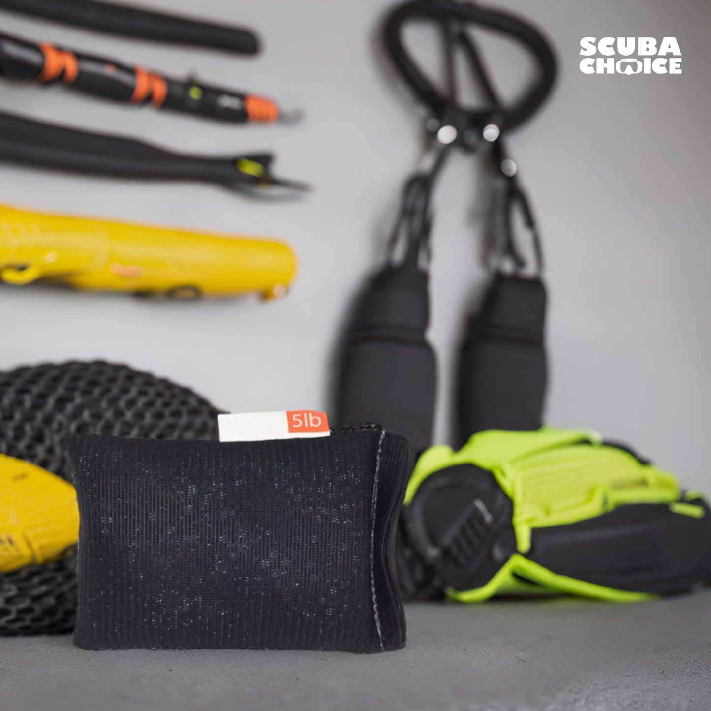 Scuba Choice Diving Soft Mesh Lead Shot Weight, 5lb (Made in USA), Black (SCLWS-05)