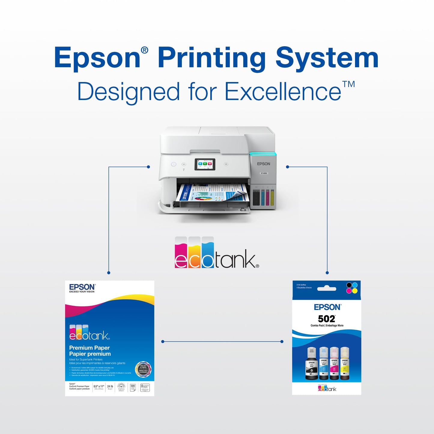 Epson T502 Pigment Black Ink Bottle