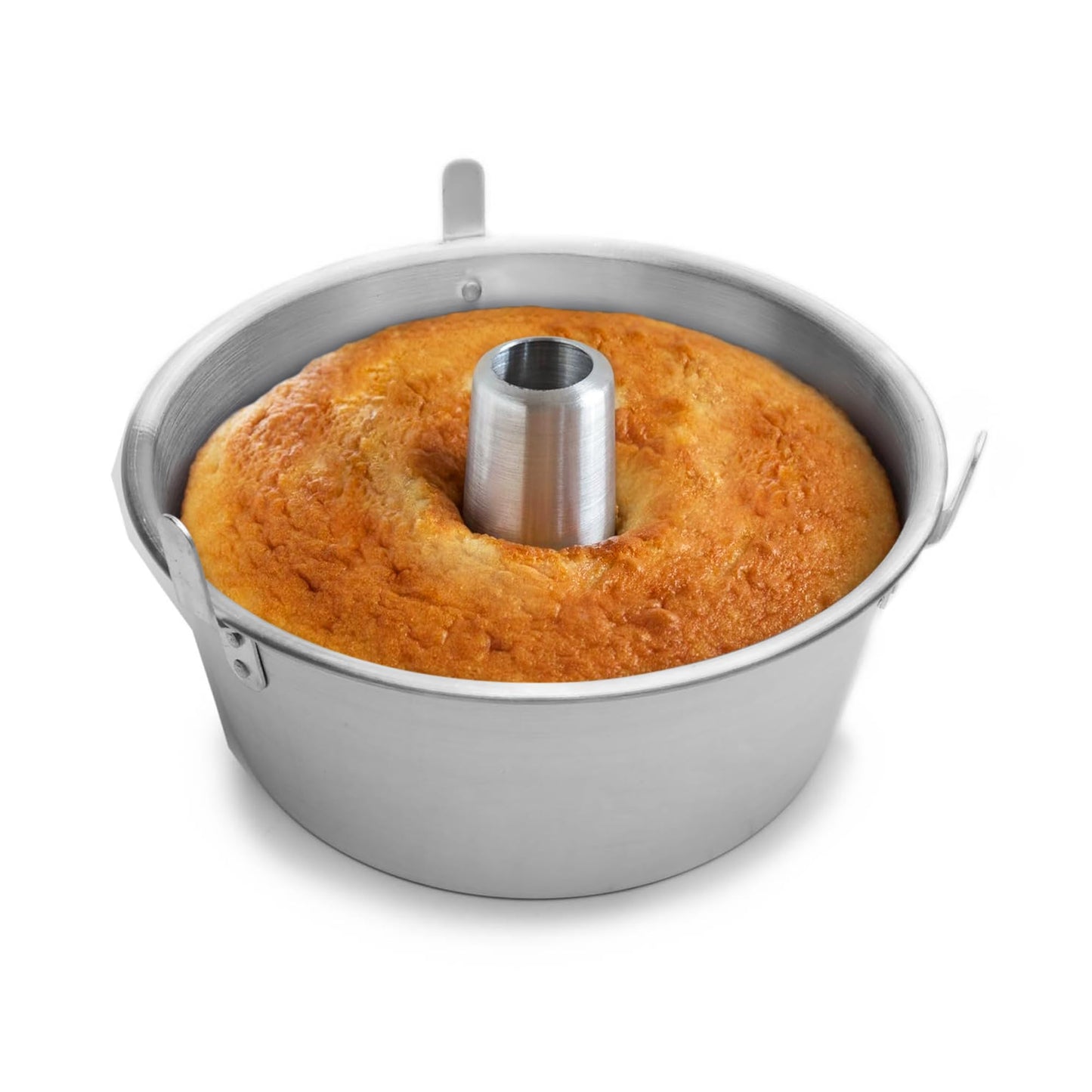 Fox Run Angel Food Cake Pan with Removable Bottom, Aluminum, 9.75" Tube Cake Pan