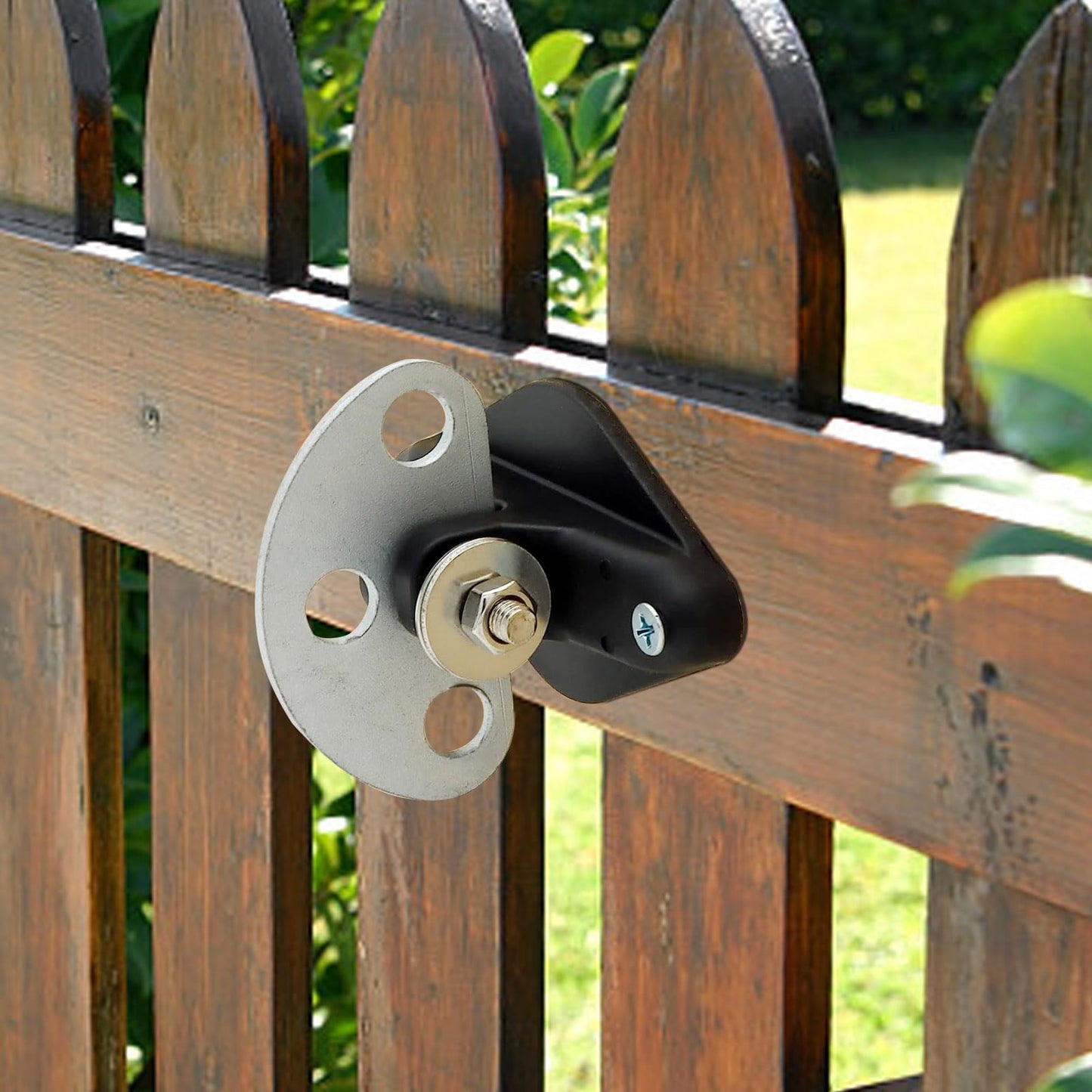 ZUDKSUY 24 Pcs pinlock insulators with 3 Point Gate Connector + 48 pcs Screws, Fence Connector Electric Fence Gate