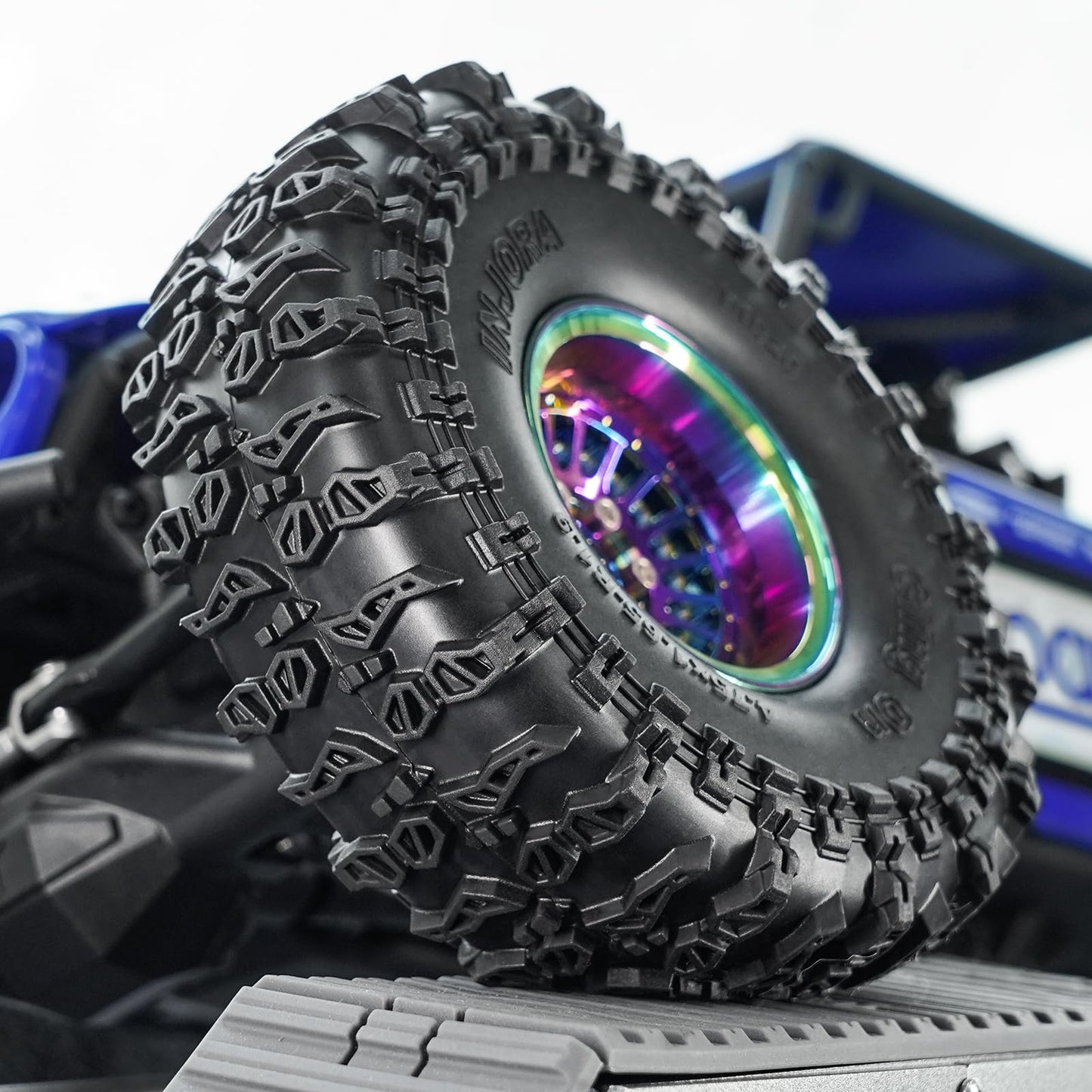 INJORA S5 1.9" Cling On Tires 120 * 42mm for 1/10 RC Crawler Upgrade(T1920)