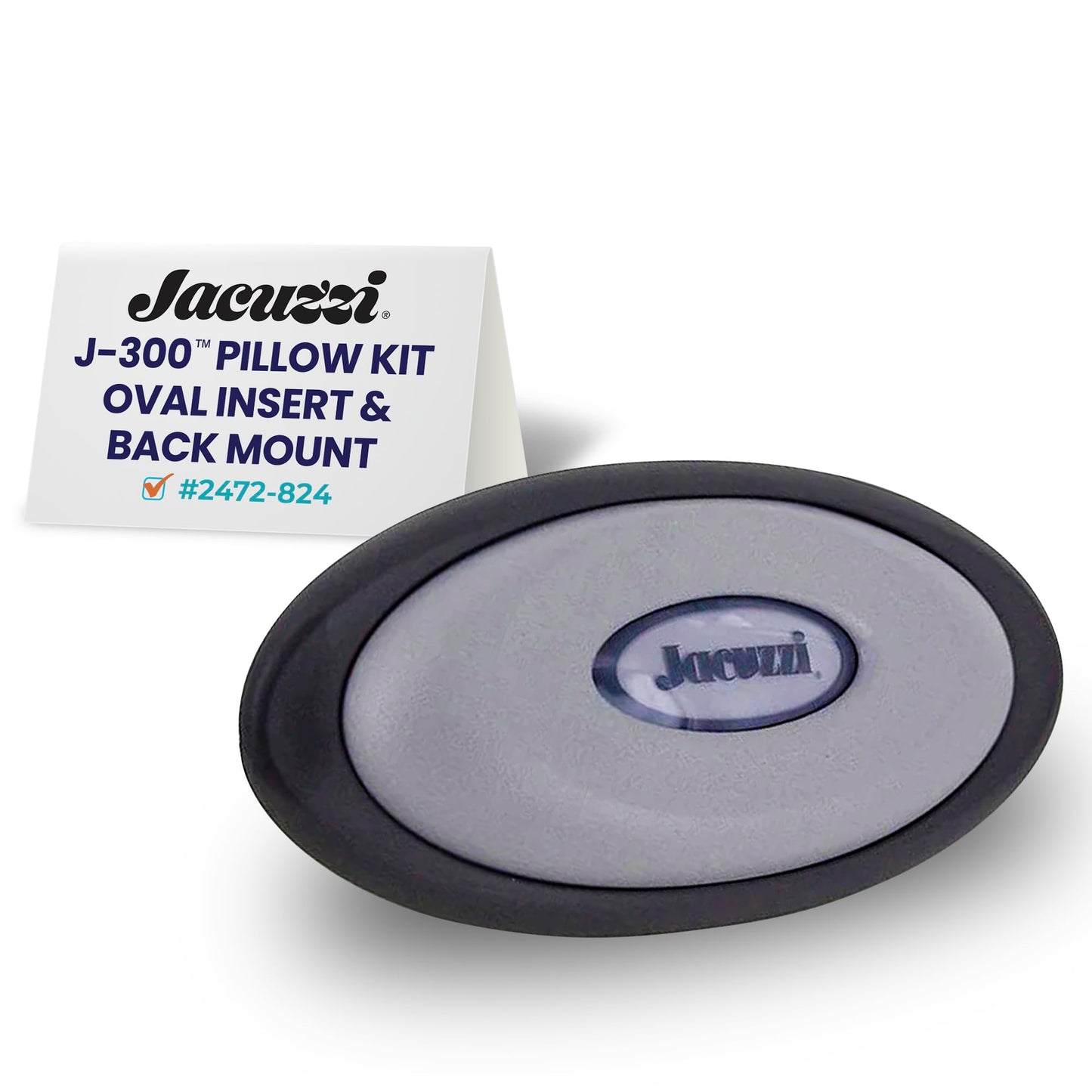 Jacuzzi J-300 Series Oval Pillow Insert + Back Mount