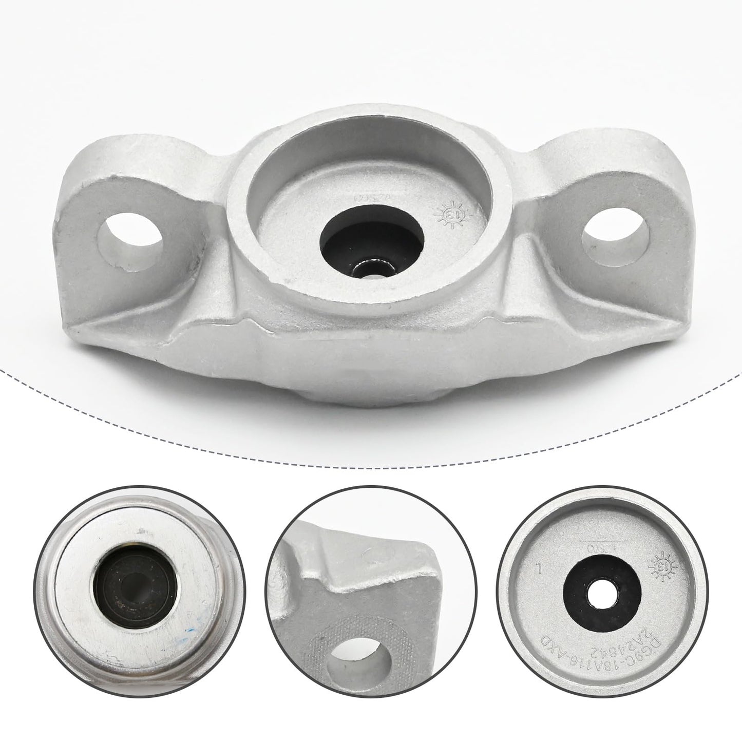 DUZFOREI 2 Pcs DG9Z18A161C Rear Upper Suspension Strut Mount, Replacement for Ford Fusion 2013-2019, Replacement for Lincoln MKZ 2013-2019, Replaces AD-1115