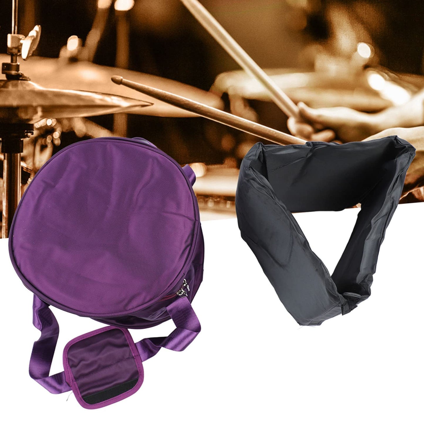 Crystal Bowl Storage Bag, Durable Portable, Waterproof Dual-Zipper, and 2 External Pockets Organizer for Musicians, Travelers, and Home Use