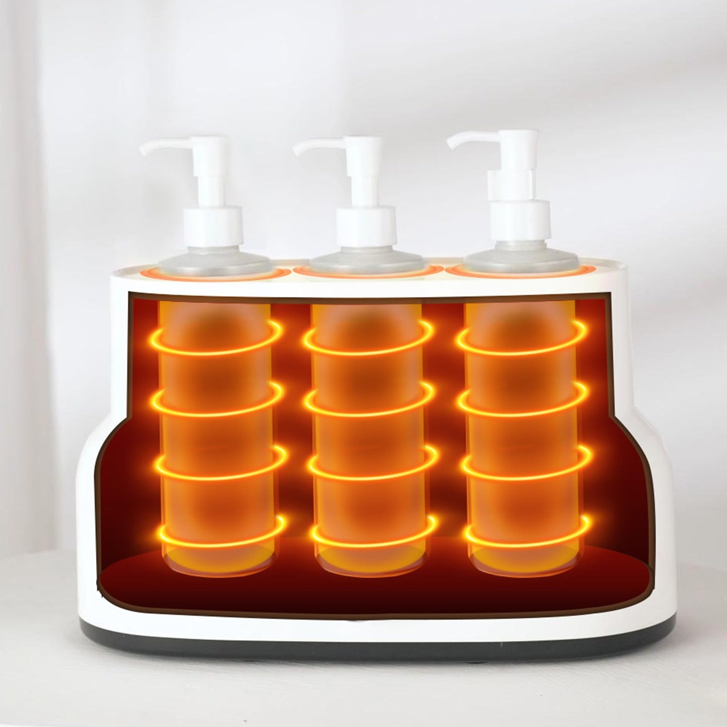 Master Massage Three Bottle Massage Oil Warmer-Professional Massage Lotion Heater with Empty Bottles- Massage Cream Heating Device- Massage Oil Bottle Warming Heater Heating Furnace