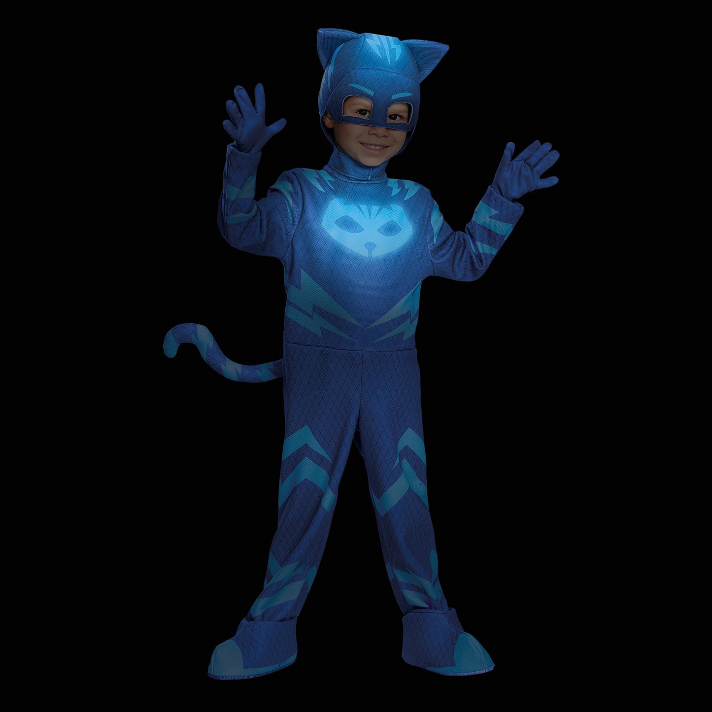 Catboy Deluxe Toddler PJ Masks Costume, Large/4-6