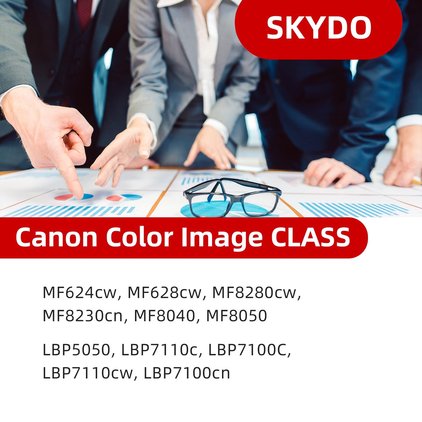 131 Toner Cartridges Replacement for Canon 131 131H 131BK CRG131 Work with Canon imageClass MF624Cw MF628Cw MF8280Cw LBP7100Cw MF8230Cn MF8080Cw Printer Toner (4 Pack)