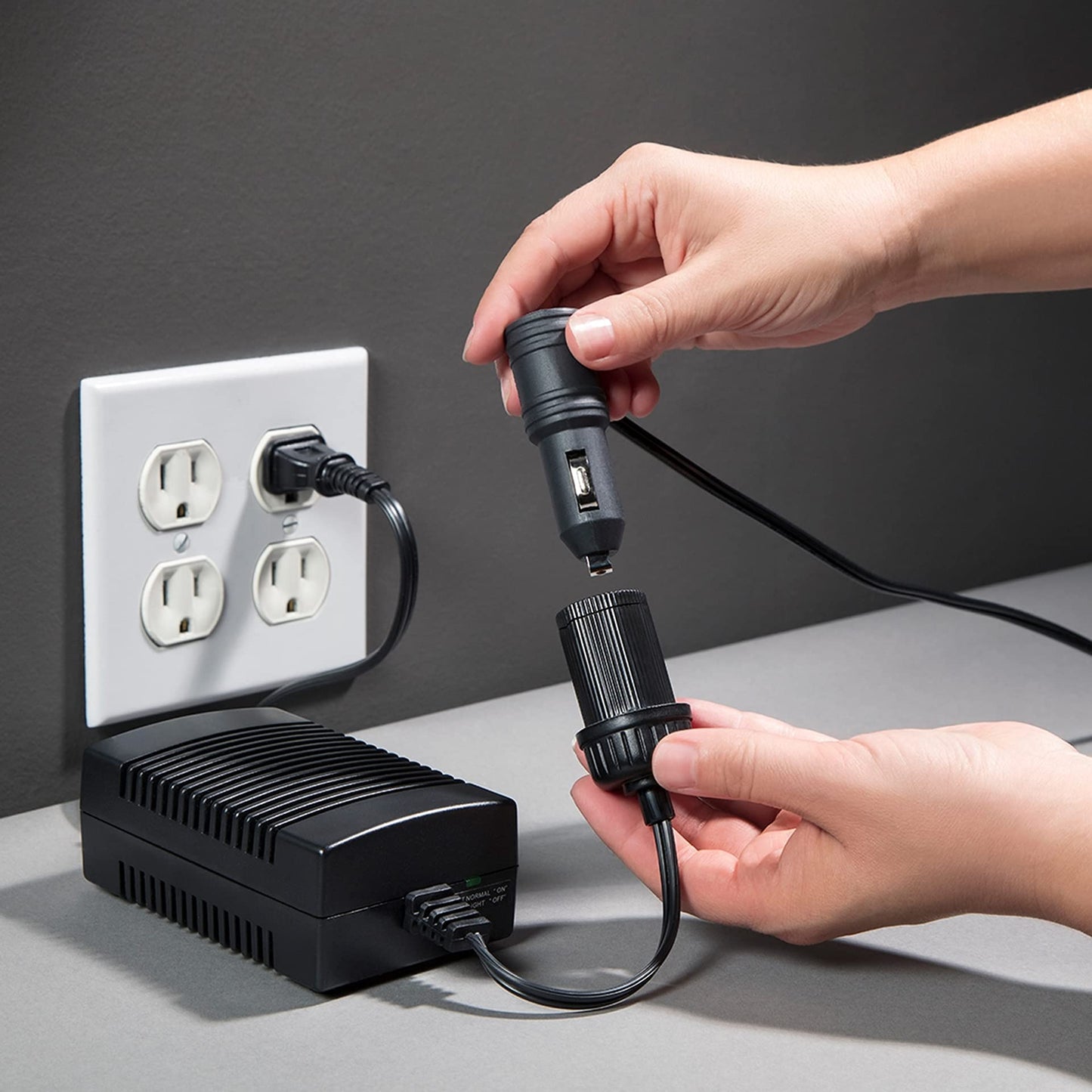 Koolatron Power Adapter - 12V 5A Converter for Car Fridge, Portable Devices, Vehicle Supplies, Replacement Cable, Extender Charger, Wall Outlet, Transformer for Cooler, 110V AC to 12V DC