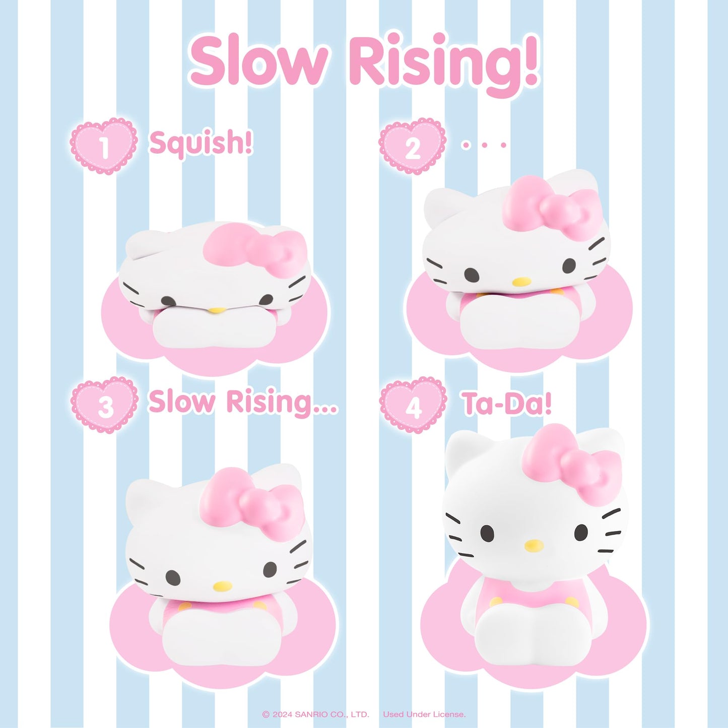 Hamee SquiSHU Buddy Hello Kitty and Friends Hello Kitty, Cute Birthday Gift, Official Merchandise, Toys for Kids & Adult, Model Squishy for Collectors