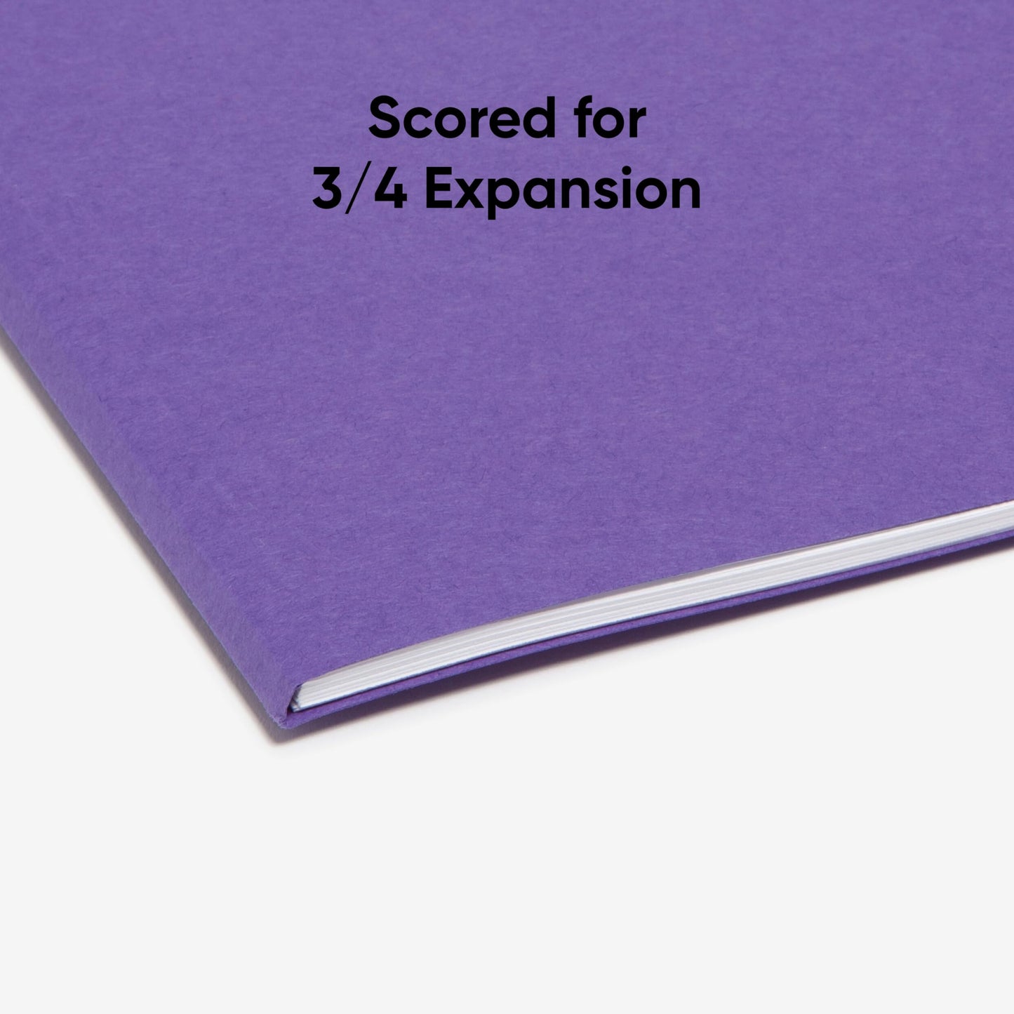 Smead 1/3-Cut File Folders, Letter Size, Purple, 100 Per Box (13043)