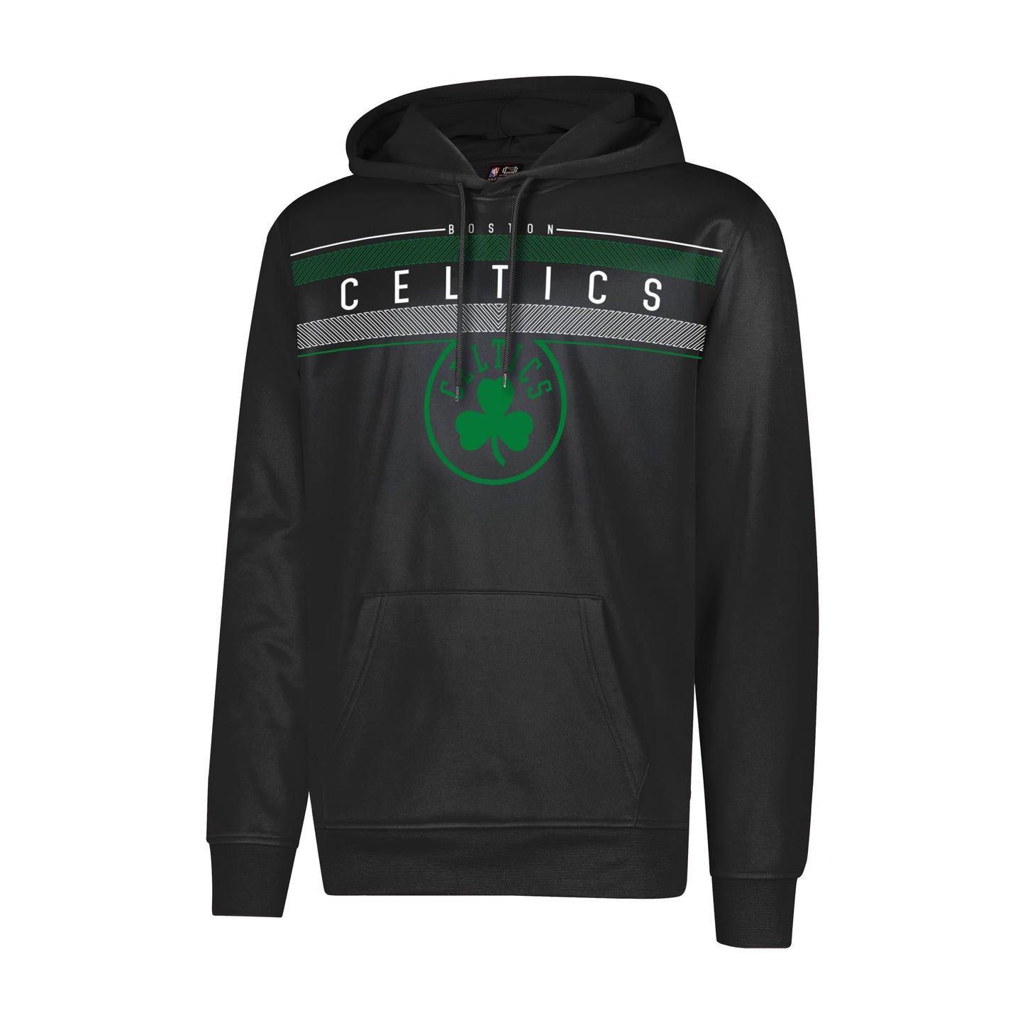 Ultra Game NBA Men's Fleece Hoodie Pullover Sweatshirt Poly Midtown Black