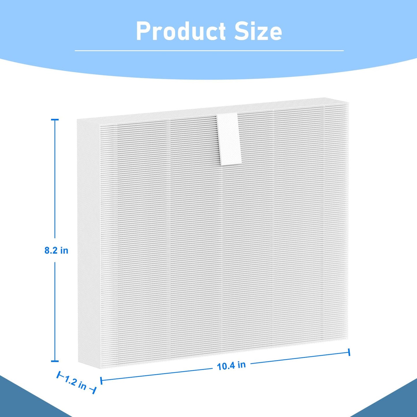 10-00814 Hot Tub Spa Simplicity Flat Filters Compatible with Bullfrog M Series M6 M7 M8 M9, Swim Series S150 S180XD S200 and A Series A5 A6 A7 A8 A9 (2023 to Present) 6 Pack