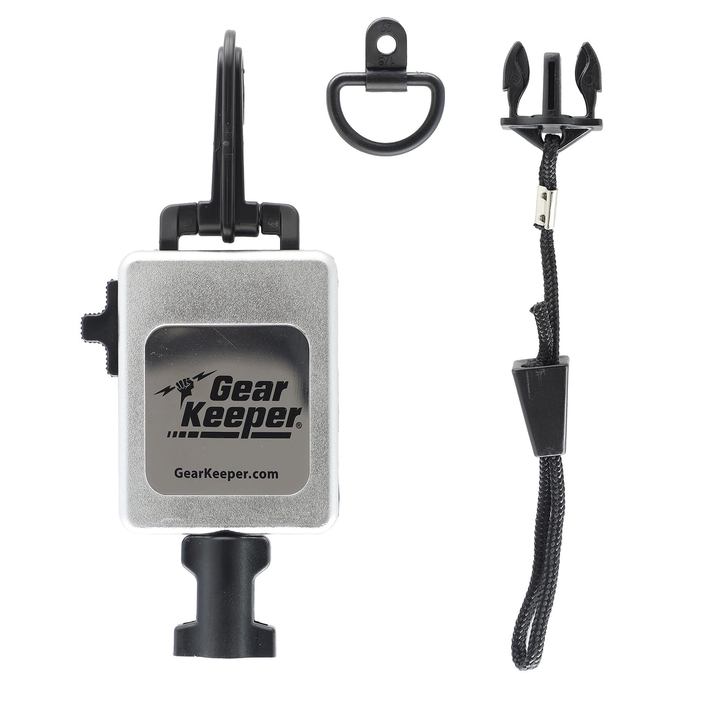Hammerhead Industries RT34712 Gearkeeper(r) Hd Retractable Cb Mickeeper(r) with Hd Snap Clip-Chrome Finish