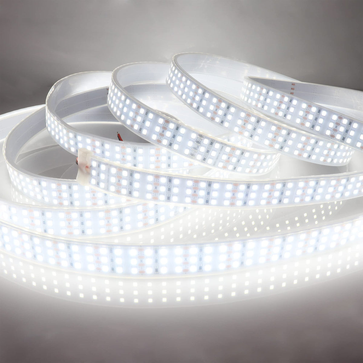 LEDENET 16.4Ft Super Bright Triple Row LED Strip Lights, Daylight White 6000K DC12V 1800LEDs Dimmable Flexible Truck LED Tape Lights, Outdoor Waterproof IP67 Wheel Light Strips