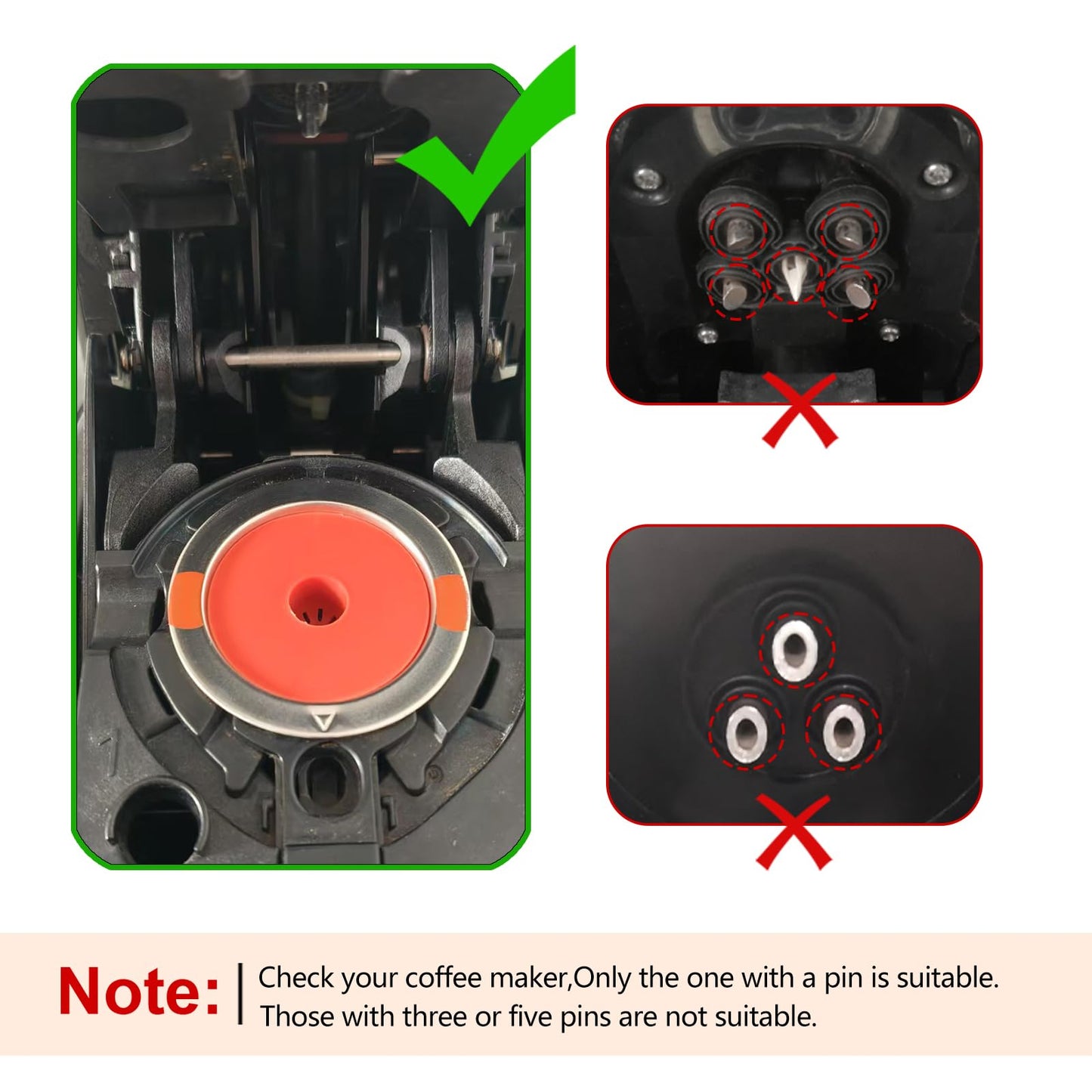 ACOFEM 4 Pack Reusable K Cups Pods for Keurig 1.0 & 2.0