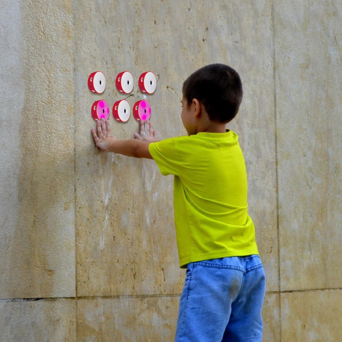 3Pcs/Pk Agile Reaction Training Lamp Set, Reaction Training Light Speed Agile Reaction Light Equipment Quick Reaction Lights Enhancing Speed and Agility Tools