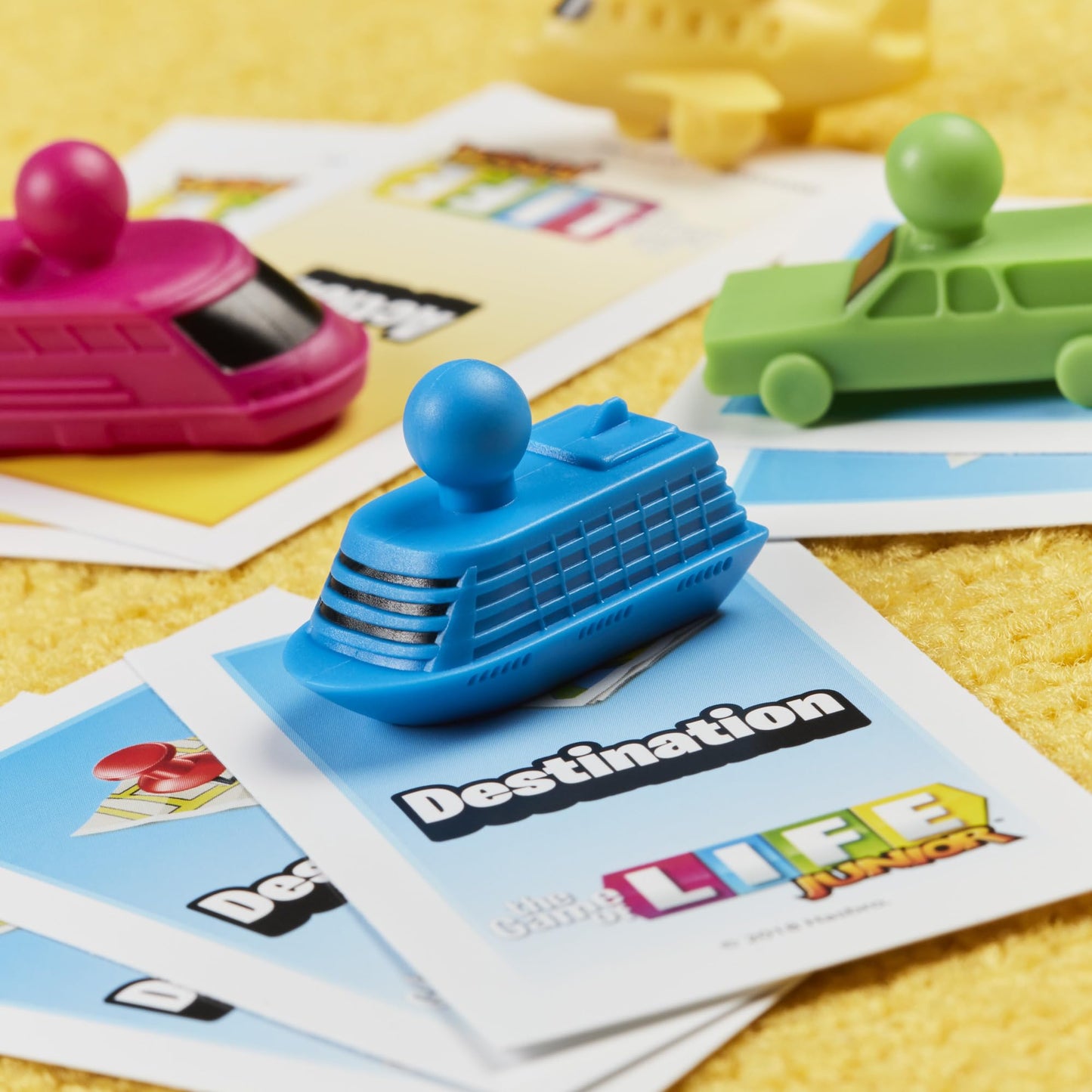The Game of Life Junior Board Game for Ages 5 and Up, Game for 2-4 Players, Family Board Games for Kids, Gifts for Kids (English)