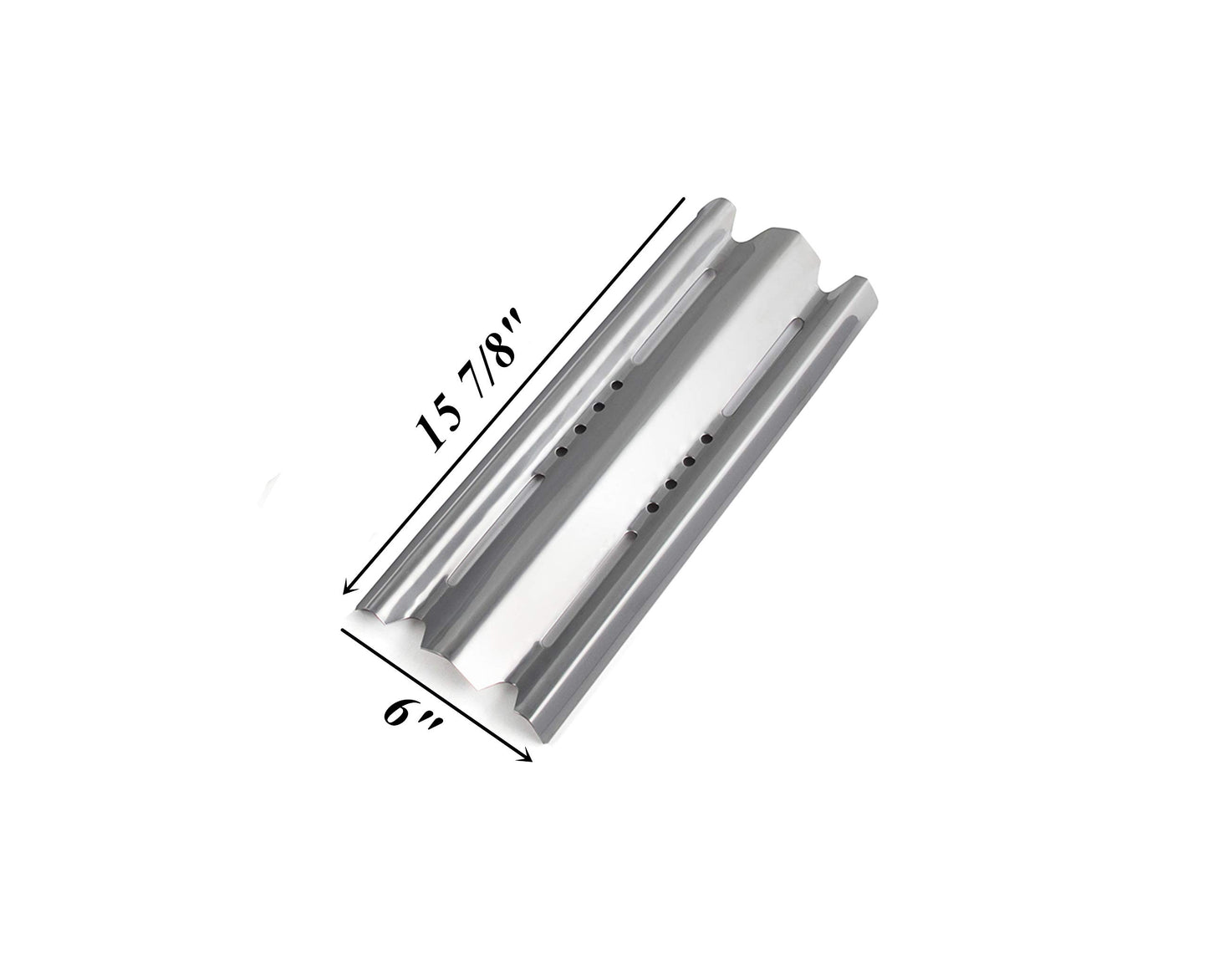 BBQ Future 15 7/8-inch Heat Shield for Broil-Mate Broil King Gas Grill Models, Durable Stainless Steel Heat Plate for Select Barbecue Replacement Parts, Set of 5-Pack (5)