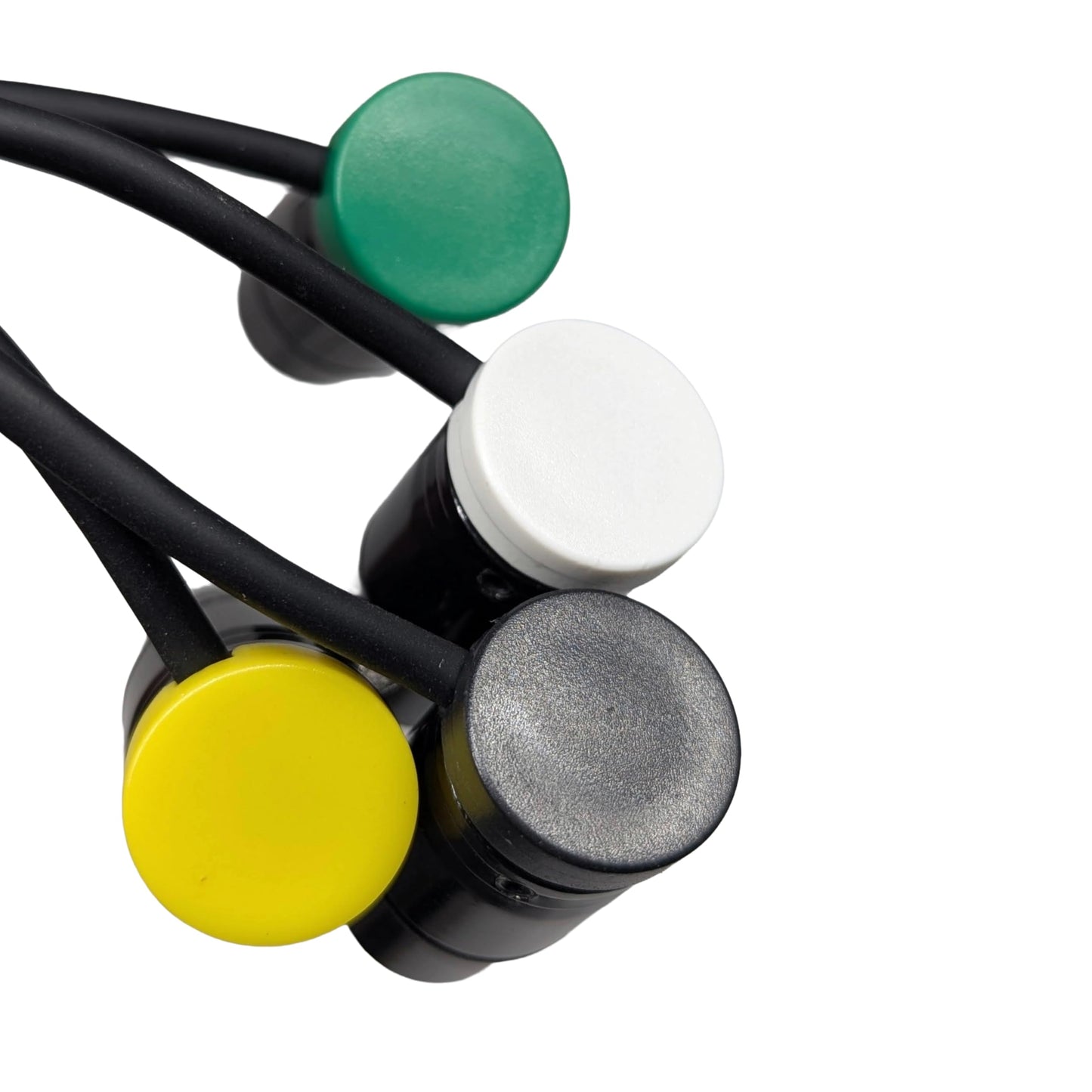 Milestock 4-Pcs Rotatable Low-Profile 3-Pin XLR Female to XLR Male Adjustable-Angle Cable for Mic Sound Devices 302 552 633 688 788T Mixer, Zaxcom Zoom F8 Recorder and More, Black White Yellow Green