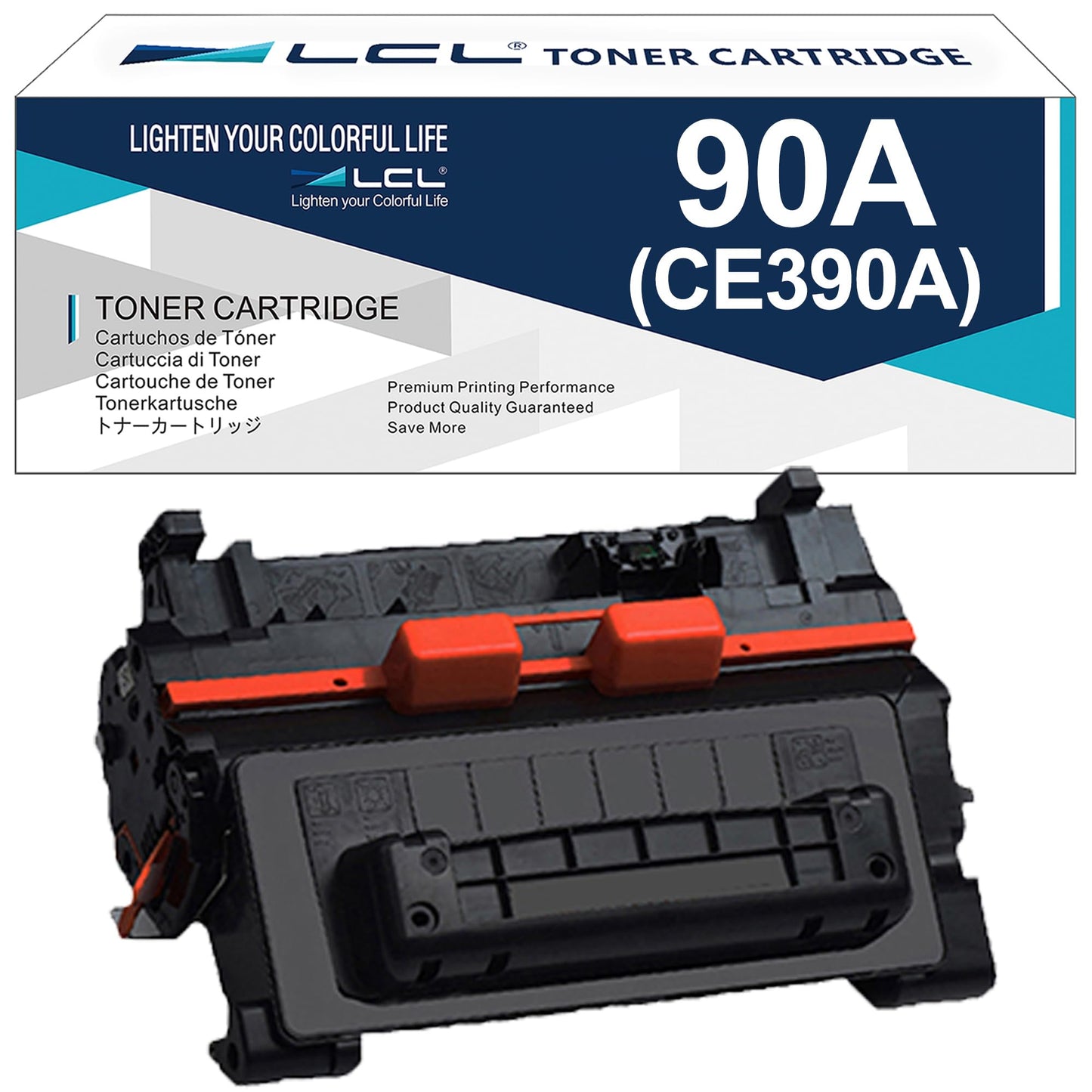 LCL Compatible Toner Cartridge for HP 90A CE390A (1-Pack,Black) for Canon LBP-916 LBP-916N HP Laserjet Enterprise 600 M601DN M601N M602 M602DN M602N M602X M603 M603XH M603DN M603N M603XH M4555 M4555DN