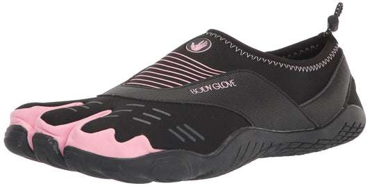 Body Glove Women's Cinch Water Shoe, Black/Prism Pink, 8