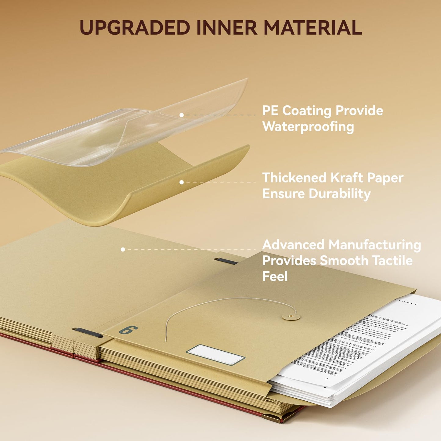 ABC life Important Document Organizer, Customized Expanding File Folder with for Important Papers, Letters, Birth Certificates, Emergency Binder, Photos, Passports, Oil-Painted Vase