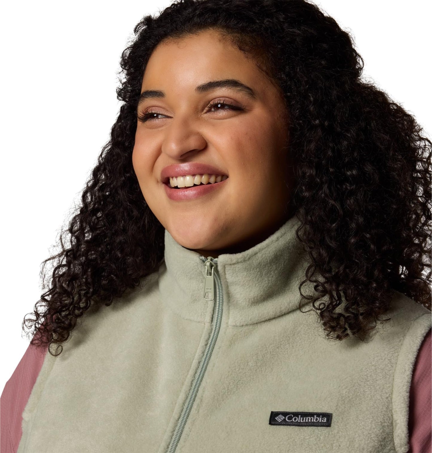 Columbia Women's Benton Springs Vest, Safari, 1X