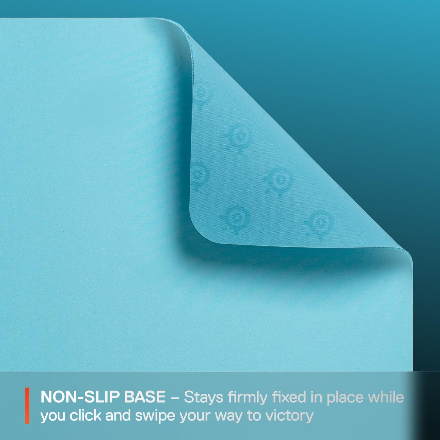 SteelSeries QcK Cloth Gaming Mouse Pad - Exclusive Micro-Woven Surface - Optimized for Gaming Sensors - Maximum Control - Size L - Aqua