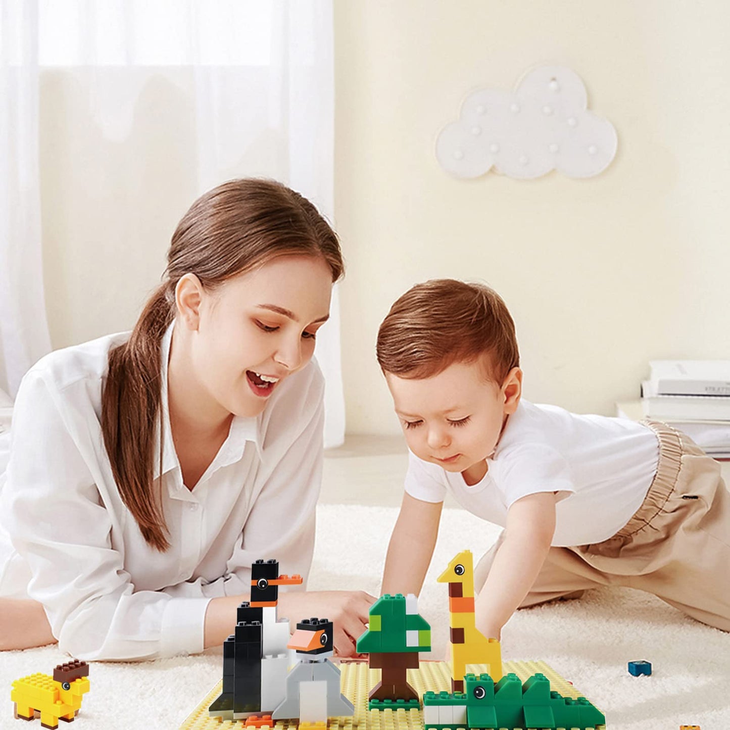 1500 Pieces Classic Building Blocks Set, Suitable for Boys and Girls from 6 Years, Compatible with All Major Brands (Multi-Colour)