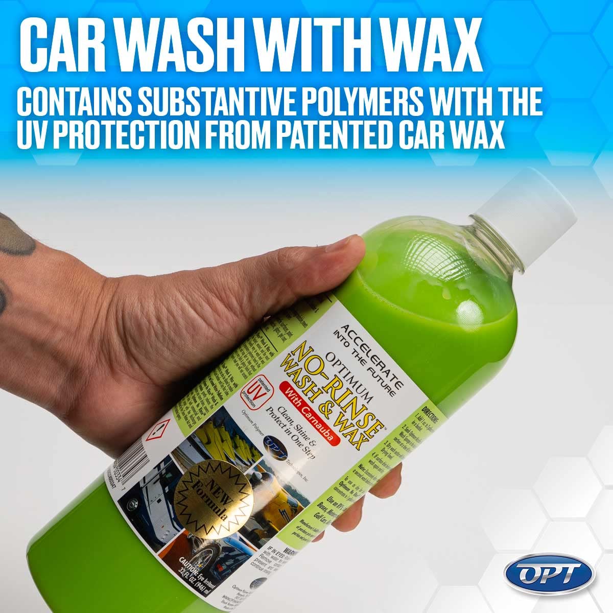 Optimum (NRWW2012Q) No Rinse Wash & Wax - 32 oz.