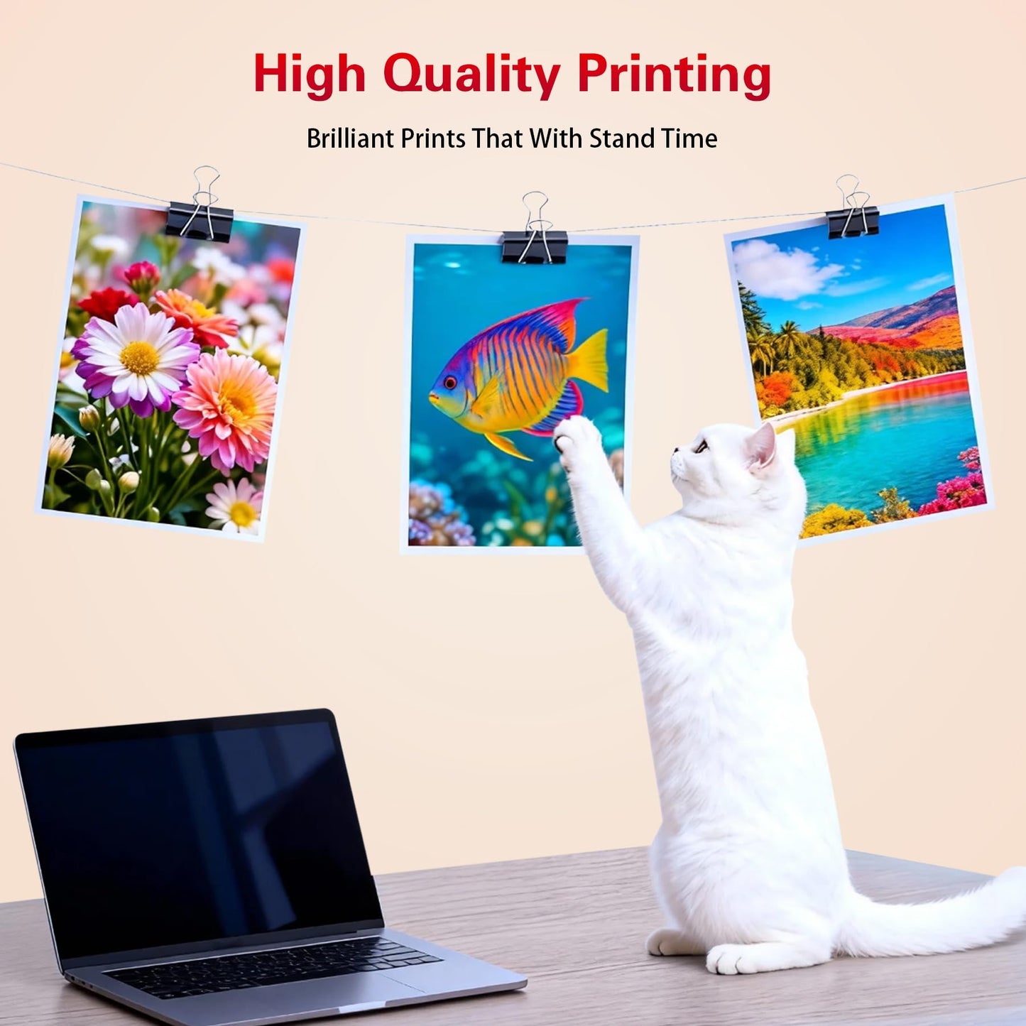 Fightink PG-275XL CL-276XL Compatible for Canon 275 and 276 Ink Cartridges Compatible for Canon Ink 275 and 276 fit for PIXMA TS3700 TS3722 TR4720 TR4722 TS3500 TS3522 TR4700 TS3720 TS3520 Printer