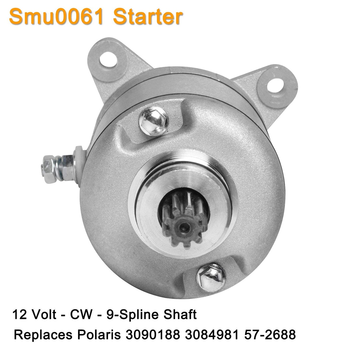 Starter Motor Replacement Compatible with Polaris Sportsman 500 1995-2014 Ranger Magnum Trail Blazer Trail Boss 335 400 425 450 ATVS 3090188 3084981 57-2688 18645N SMU0061