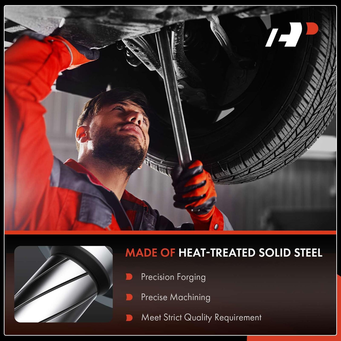 A-Premium CV Intermediate Shaft Compatible with Ram 1500 2012-2020, 4WD Only, Front Left Driver Side, Replace# 68146594AA, 68146594AB