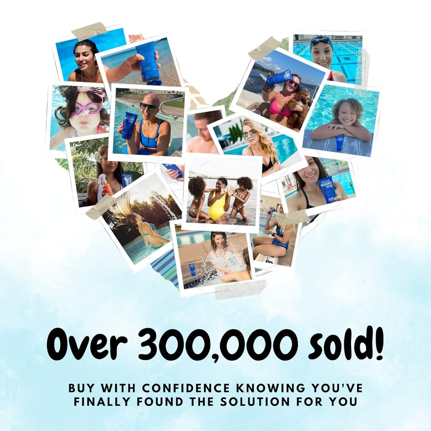 AquaGuard Pre-Swim Hair Defense | Prevents Chlorine Damage + Softens Hair | Made in California | Color Safe, Great Scent | 5.3 oz (2 Pack)