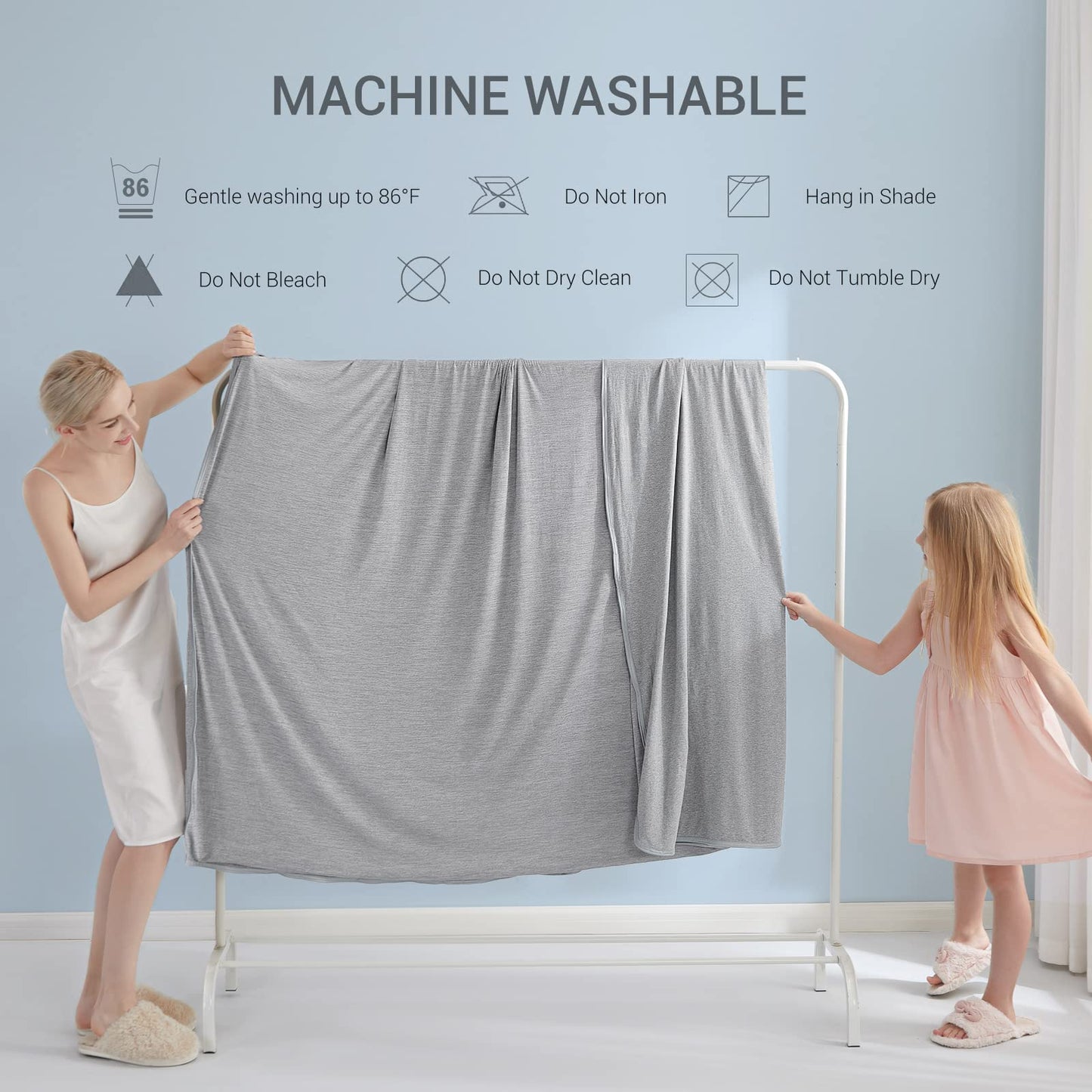 Marchpower Cooling Blanket Queen Size, Arc-Chill 3.0 Cool-to-Touch Technology Summer Blanket,Light Cool Blanket for Sleeping Hot Sleepers Night Sweats, Q-MAX>0.5 Cold Blanket for Bed(79" X 86")
