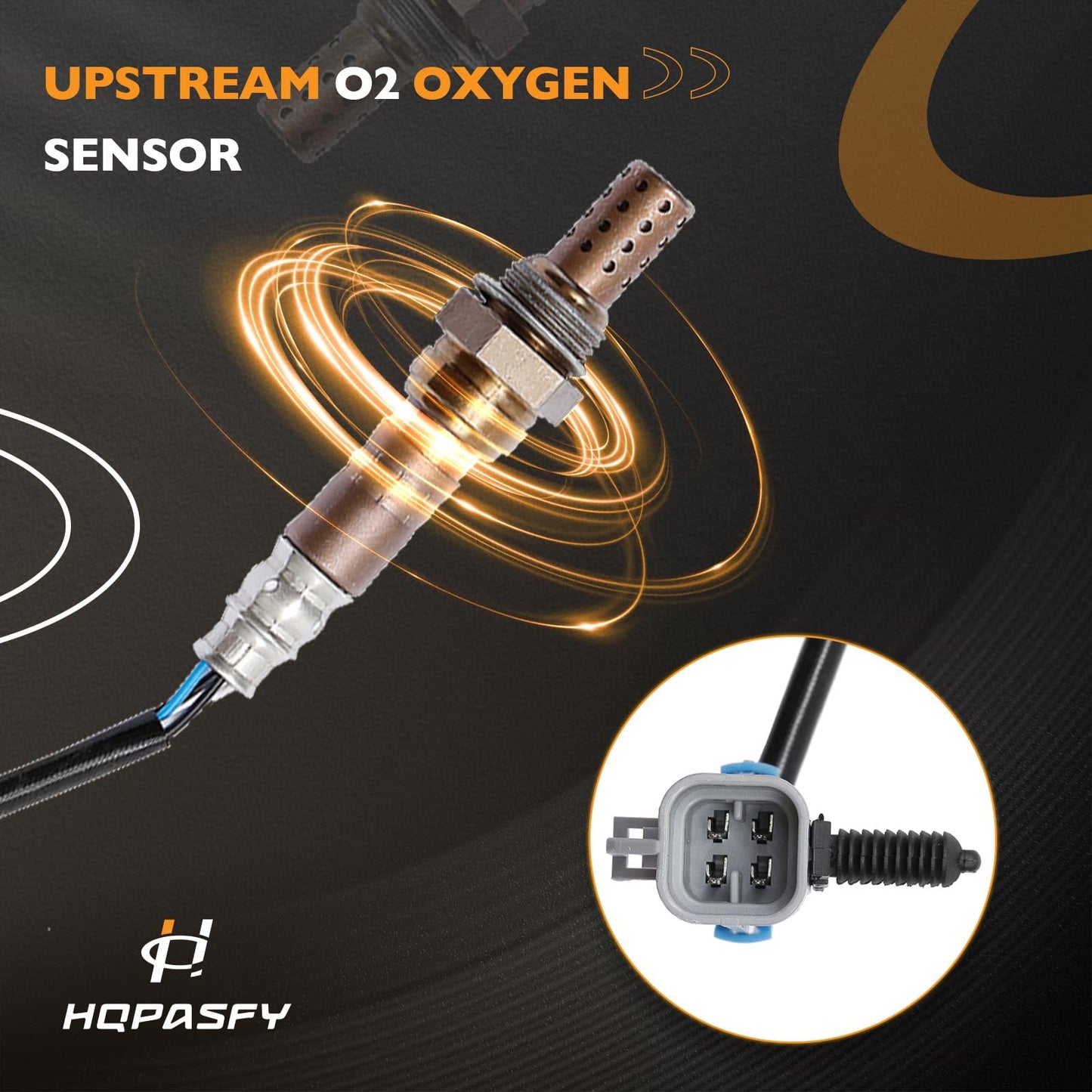 O2 Sensor Upstream, Compatible with 2004-2014 Chevy Suburban Silverado Avalanche, GMC Sierra Yukon, Cadillac Escalade, Buick LaCrosse, Pontiac G6 & More, Oxygen Sensor Replaces# 234-4668, 15284 (2Pcs)