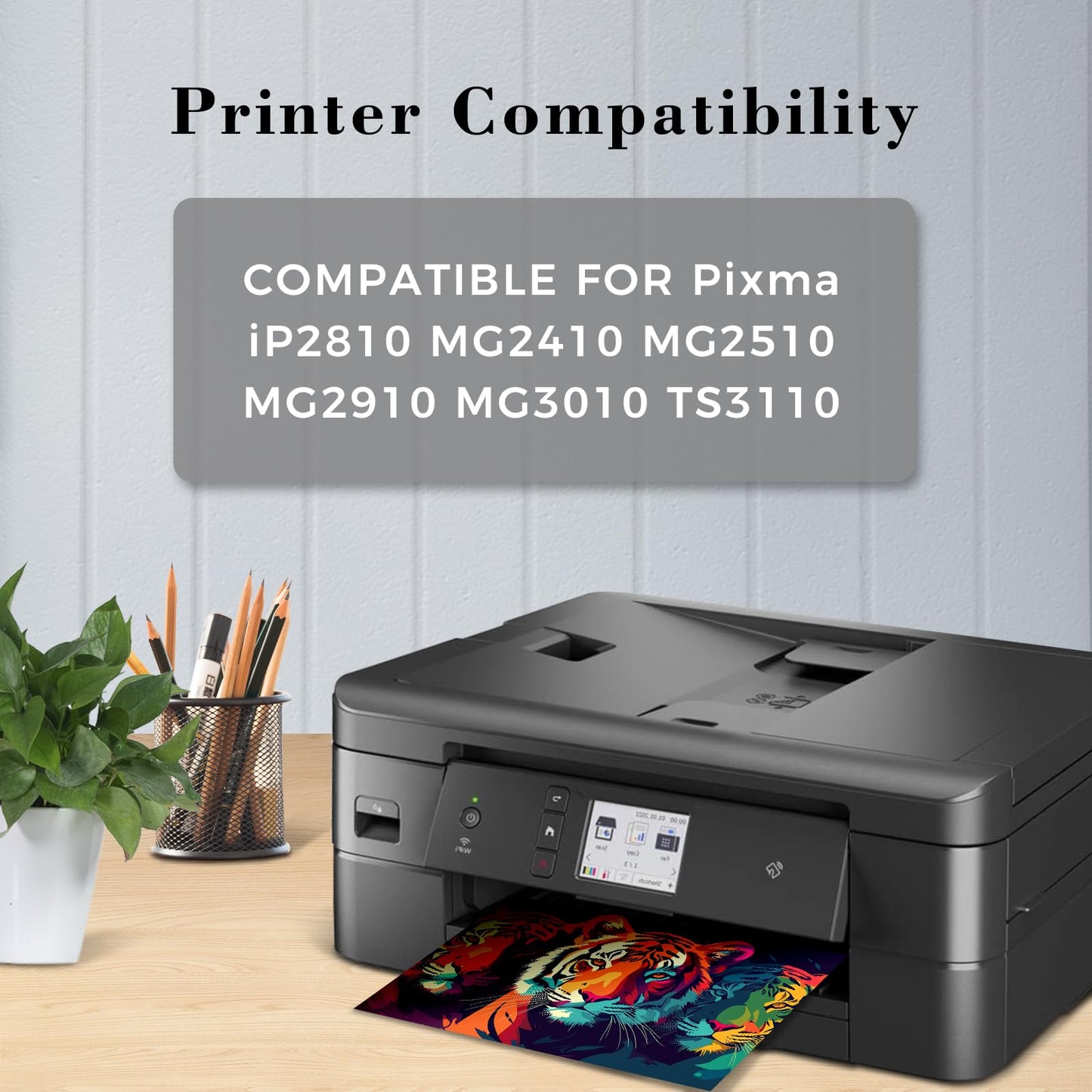 J2INK PG-145XL CL-146XL Ink Cartridges Combo Pack Replacement for Canon 145XL/146XL PG145 CL146 PG-145XL CL-146XL Printer Ink for PIXMA TS3110 iP2810 MG2410 MG2510 MG2910 MG3010