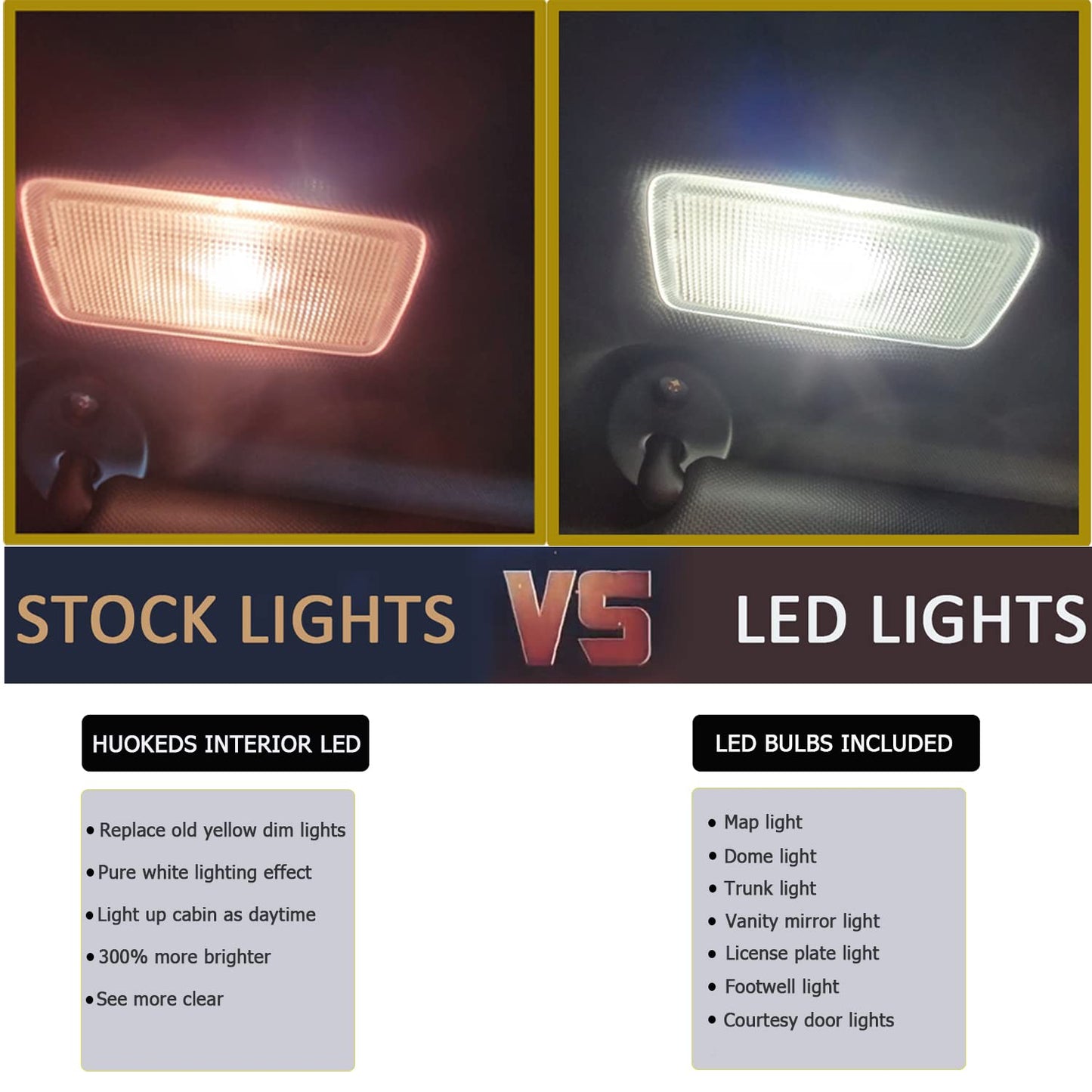 16pcs 4Runner Interior LED Lights Replacement for 2010-2018 2019 2020 2021 2022 2023 Toyota 4Runner 6000K Super Bright White interior LED bulbs package + Installation Tool
