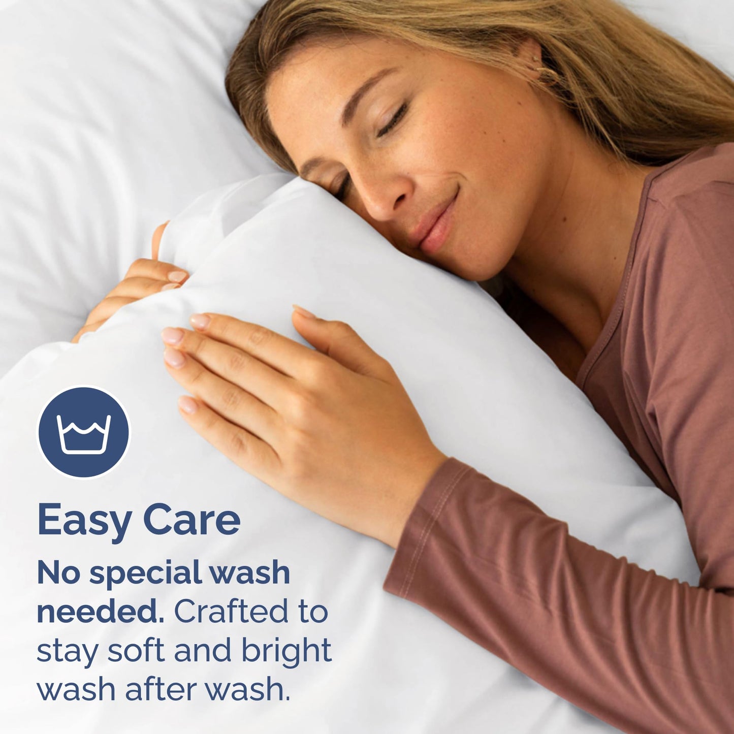 Queen Pillow Cases Set of 4 - Ultra Soft Hotel Quality Pillowcase Covers - Comfortable Cozy Bedding for Women, Men, Kids & Teens - Machine Washable Pillow Protectors - 4 Pieces Set - Queen Size White