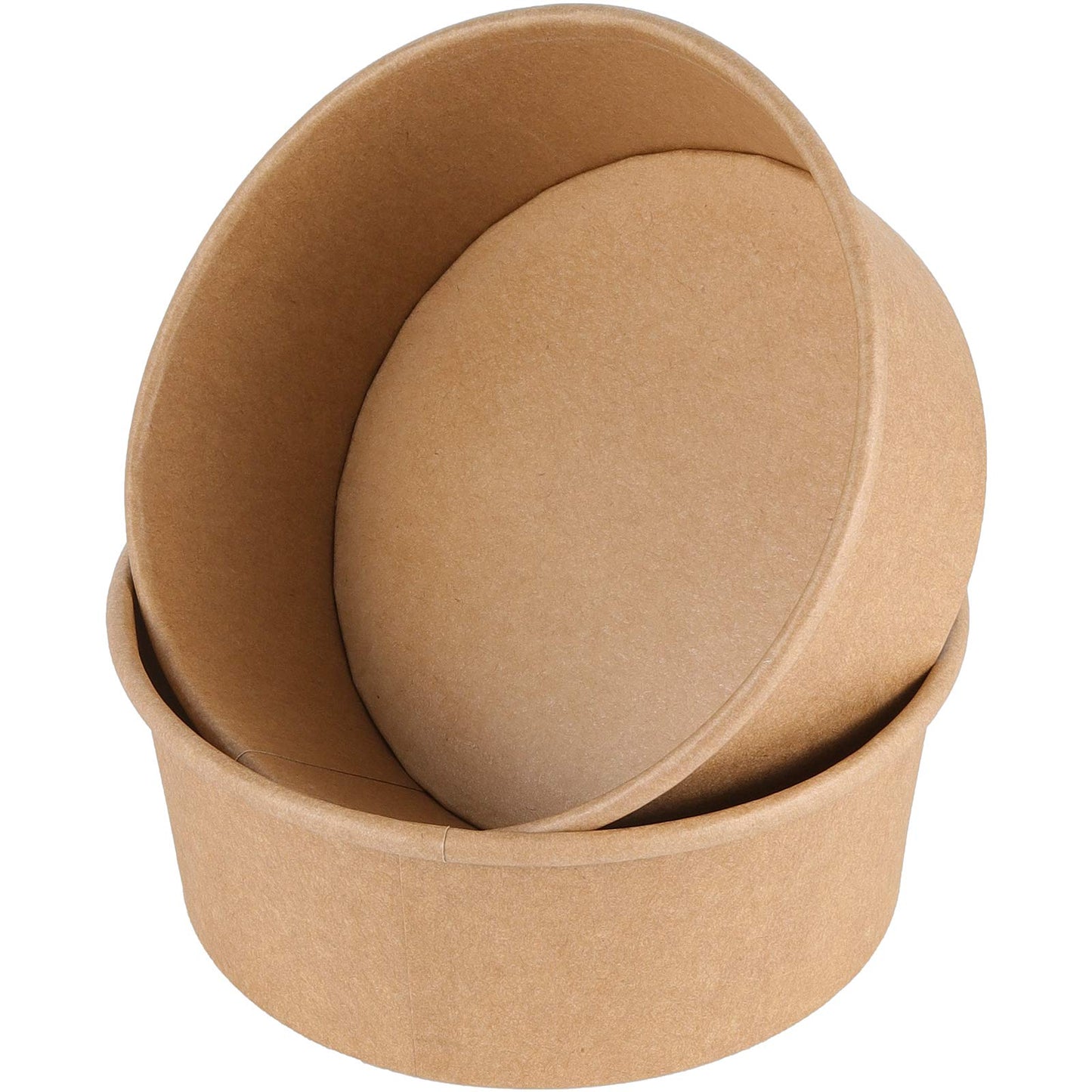 ZEONHAK 90 Pack Kraft Paper Bowls, 25 oz Disposable Paper Soup Bowls(No Lids), to Go Food Container for Cold or Hot Food, Soup, Ice Cream, Dessert