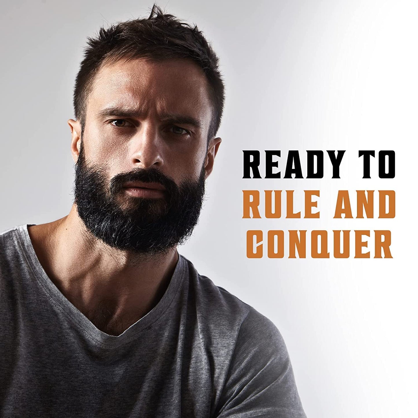 Viking Revolution - Beard Wash & Beard Conditioner Set With Argan & Jojoba Oil - Softens & Strengthens - Beard Shampoo & Conditioner - Sandalwood - 500 ml x 2