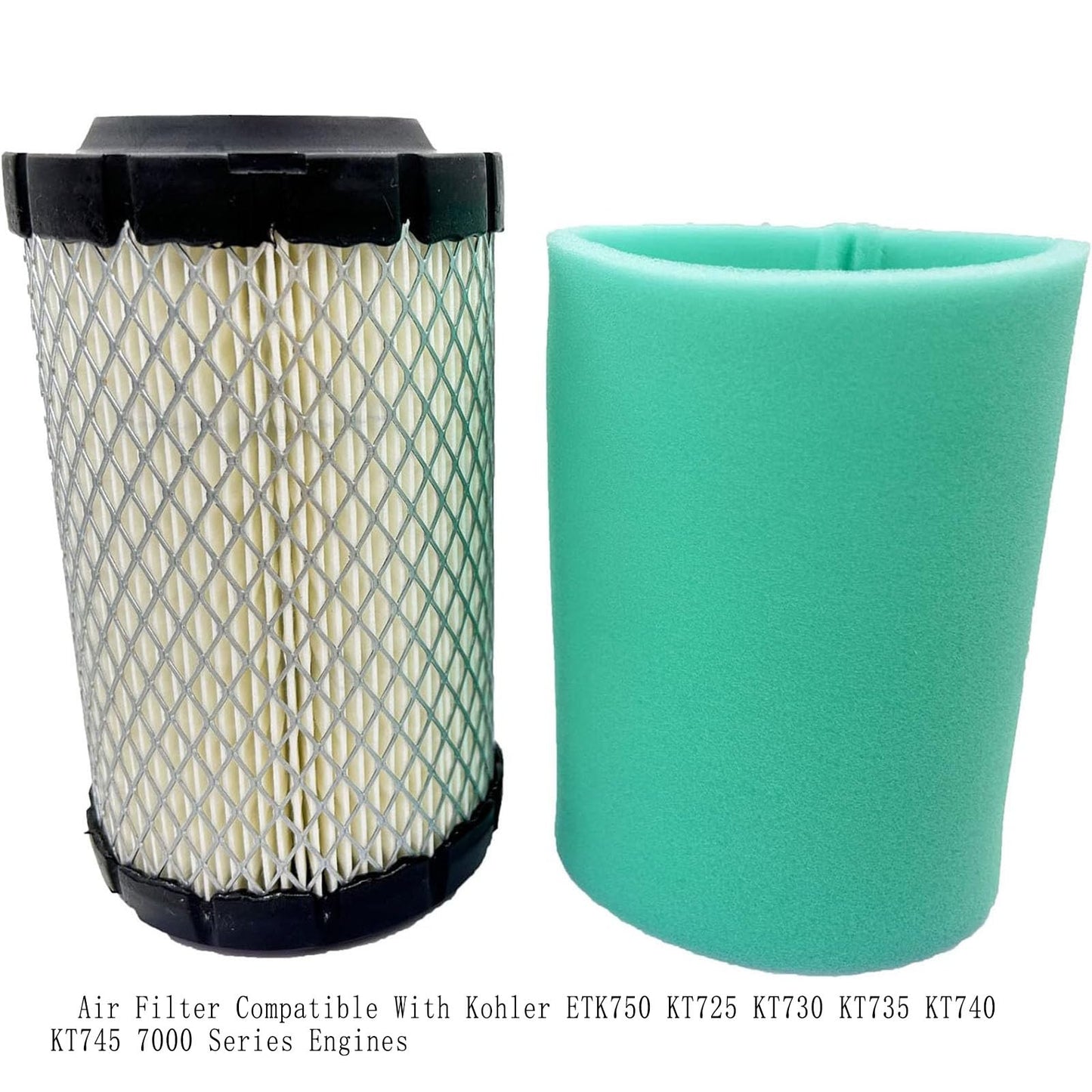 Drblawi Compatible with 32 083 13-s Air Filter for Kohler 7000 Series with 52 050 02 oil filter for Kohler KT725 KT735 KT740 KT745 KT735-745 PRO, EKT740-EKT750, 2023110522