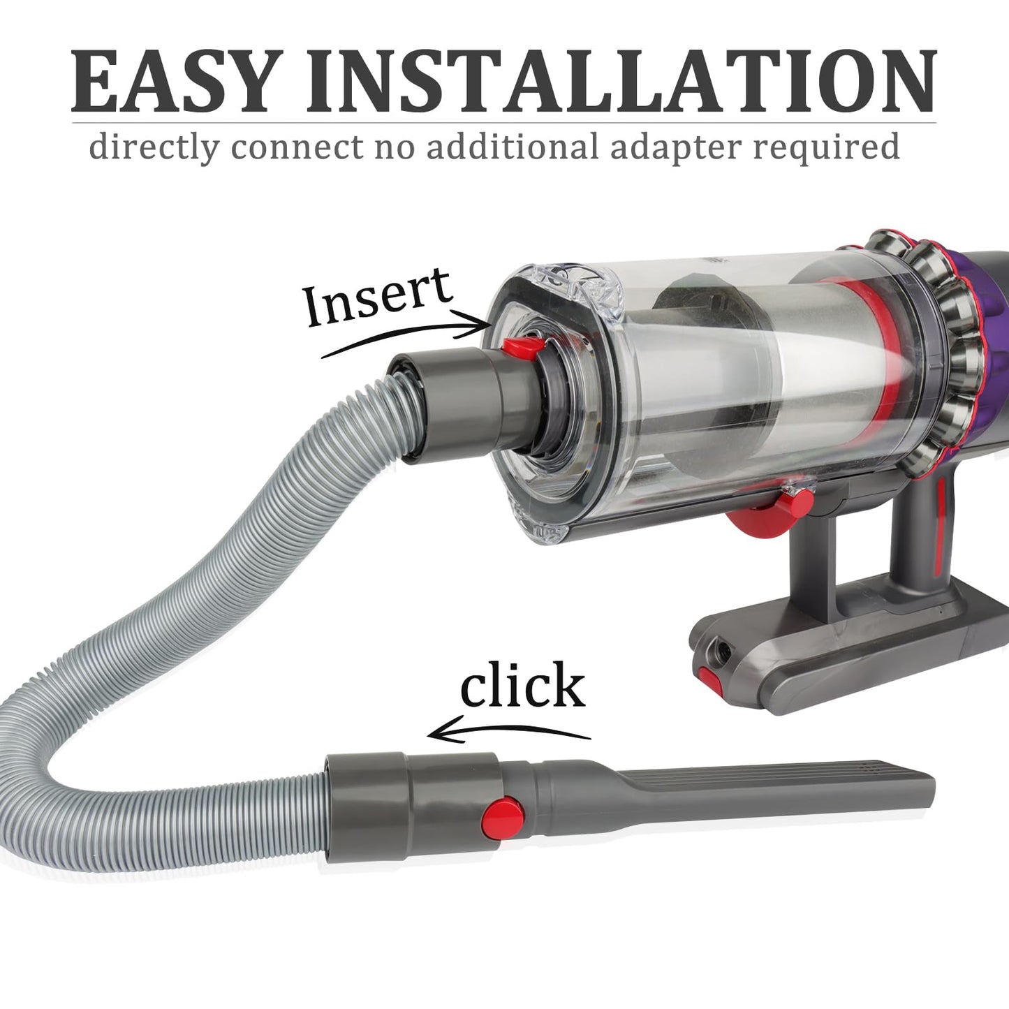 Attachments Kit for Dyson V15 V15s V9 V8 V11 V12 V10 V7 Gen5 Cordless Vacuum Cleaner,Compatible with Detect/Absolute/Outsize/Slim/Cyclone Accessories Replacement Brush Parts