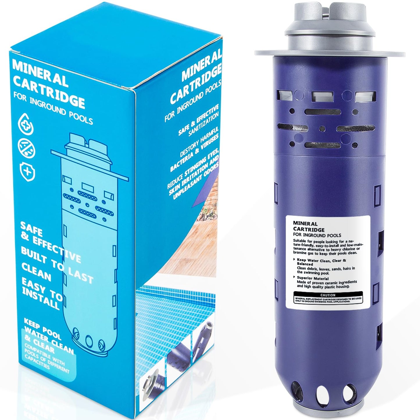 Replacement for Nature2 Duoclear 45 Cartridge W28002 W26002 for All Zodiac Duoclear & Nature2 Fusion, Fusion Soft, Vision Pro System Aboveground Ingroud Swimming Pool Up to 45,000 Gallons